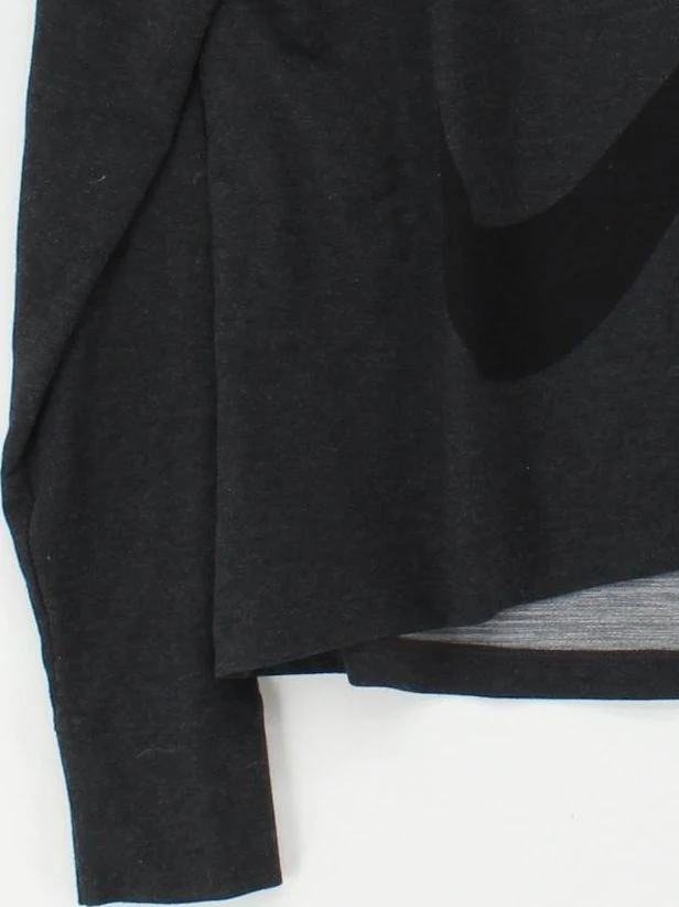 Nike Women's T-Shirt M Grey 100% Other Basic - Image 4