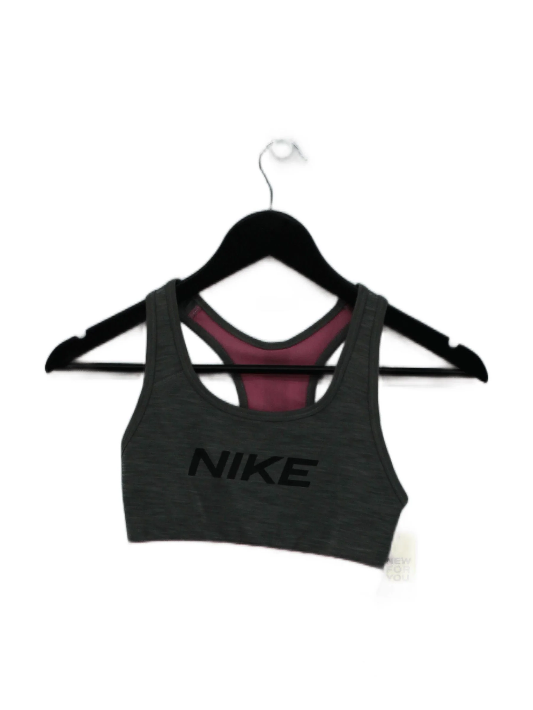 Nike Women's T-Shirt M Grey Polyester with Elastane Sleeveless Basic