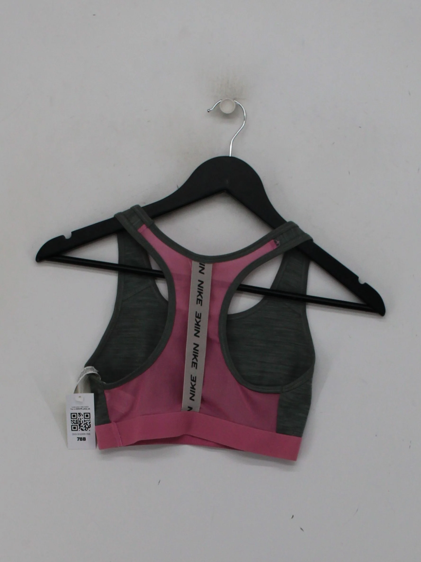 Nike Women's T-Shirt M Grey Polyester with Elastane Sleeveless Basic - Image 2