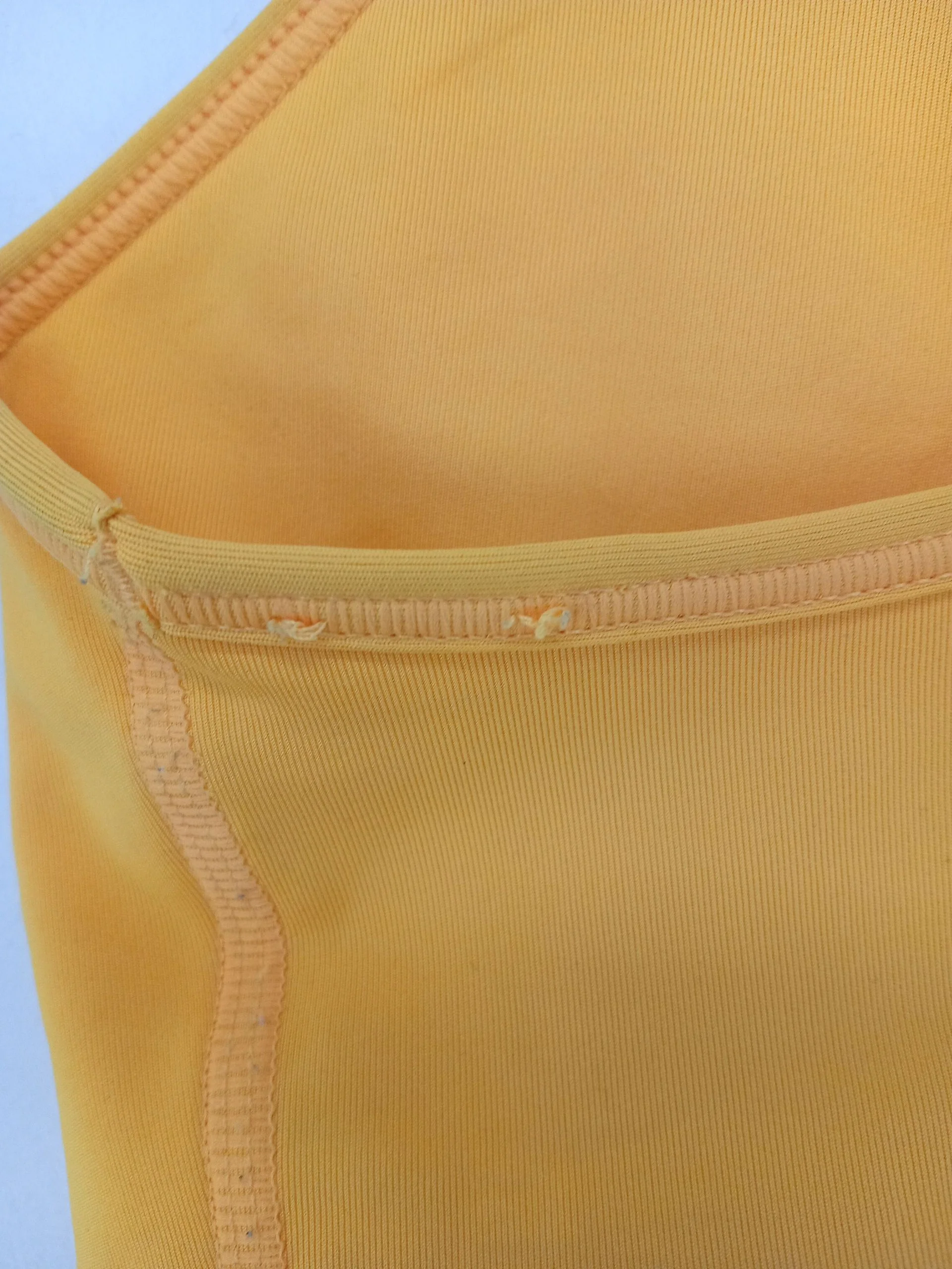 Nike Women's T-Shirt M Orange Nylon with Spandex Sleeveless Basic - Image 7