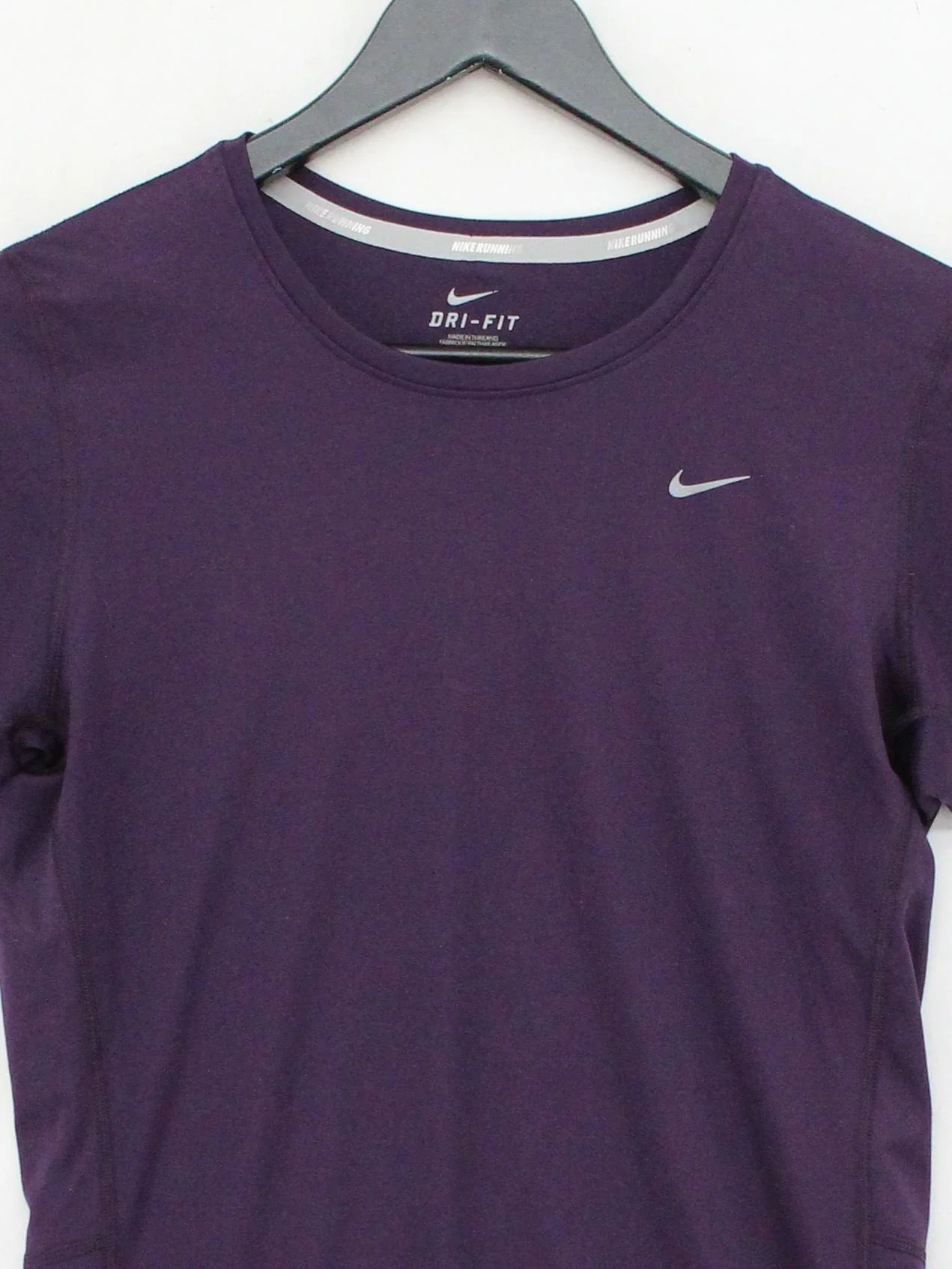 Nike Women's T-Shirt M Purple 100% Polyester Basic - Image 3