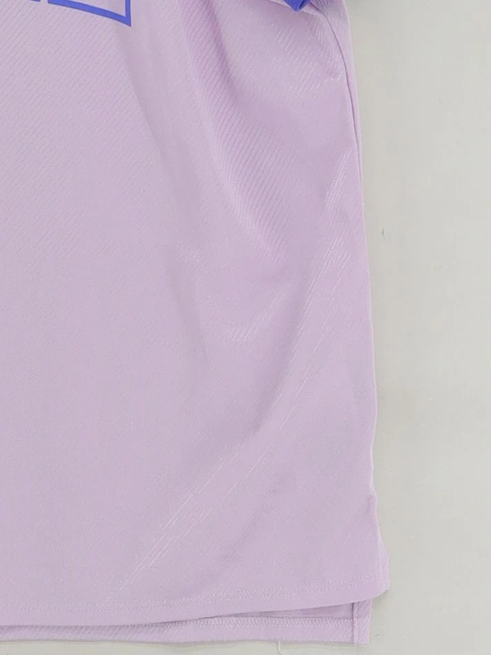 Nike Women's T-Shirt M Purple Graphic 100% Polyester Basic - Image 4
