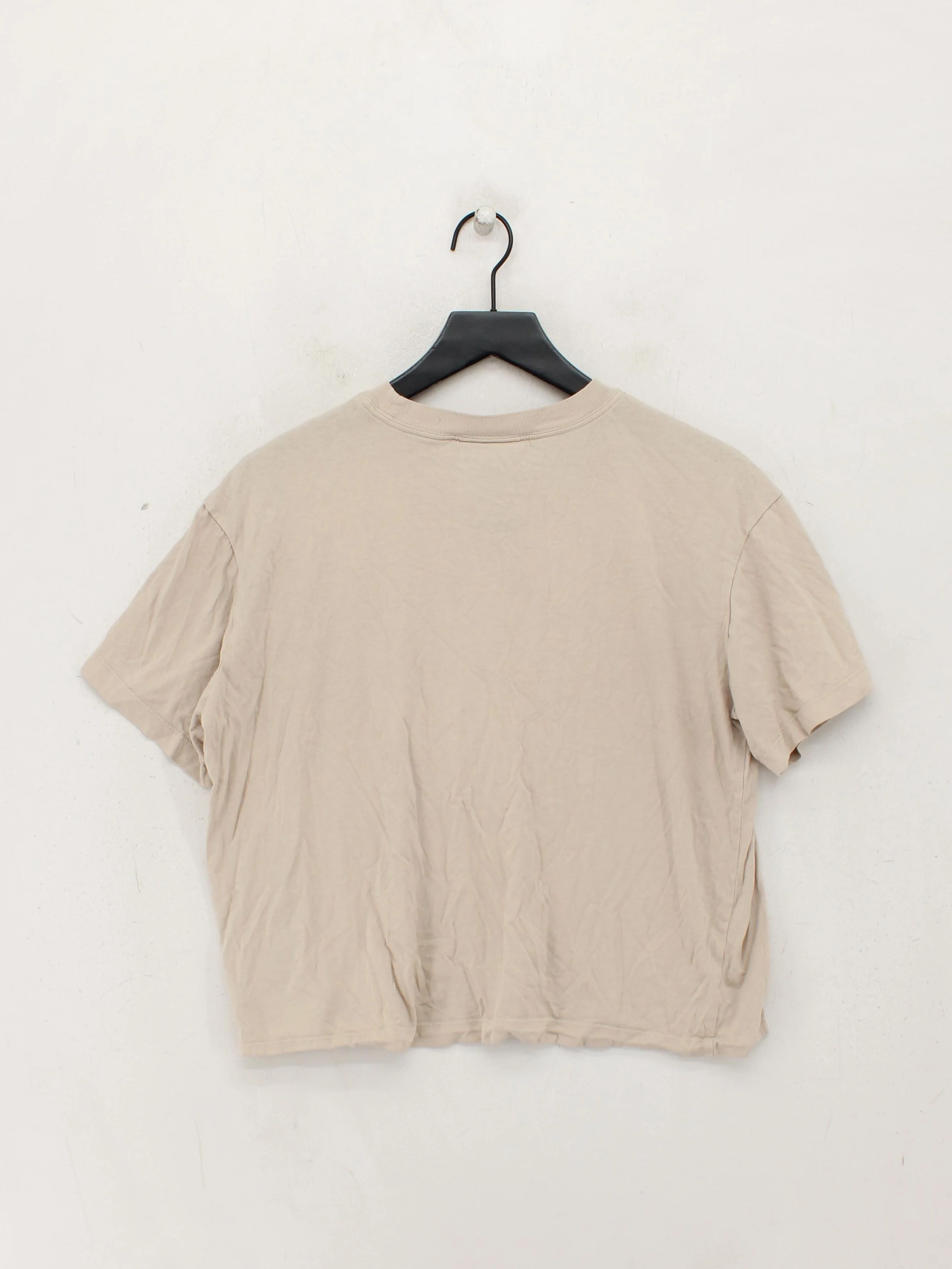 Nike Women's T-Shirt M Tan 100% Cotton Short Sleeve Round Neck Basic - Image 2