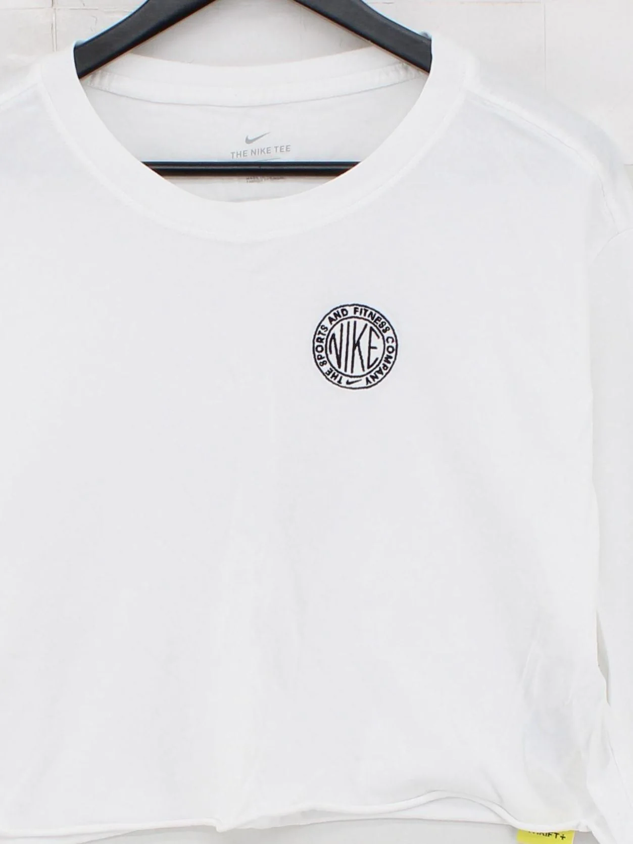 Nike Women's T-Shirt M White Graphic 100% Cotton Short Sleeve Round Neck Basic - Image 3