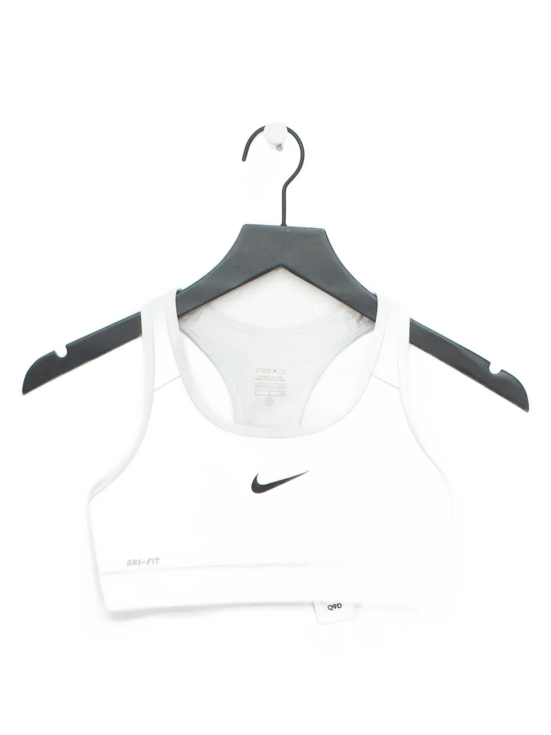 Nike Women's T-Shirt M White Polyester with Elastane Sleeveless Basic