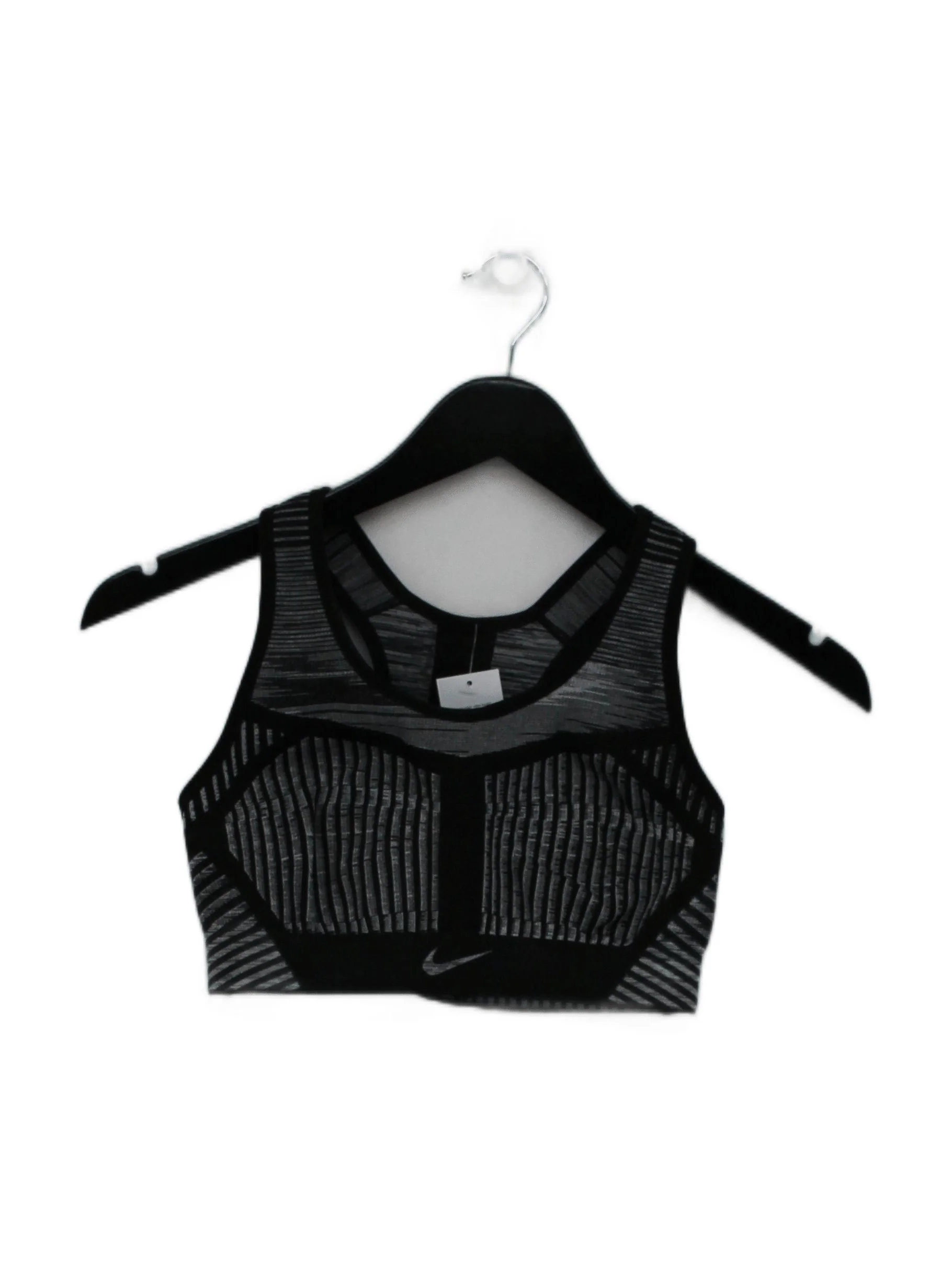 Nike Women's T-Shirt S Black Geometric 100% Other Sleeveless Basic