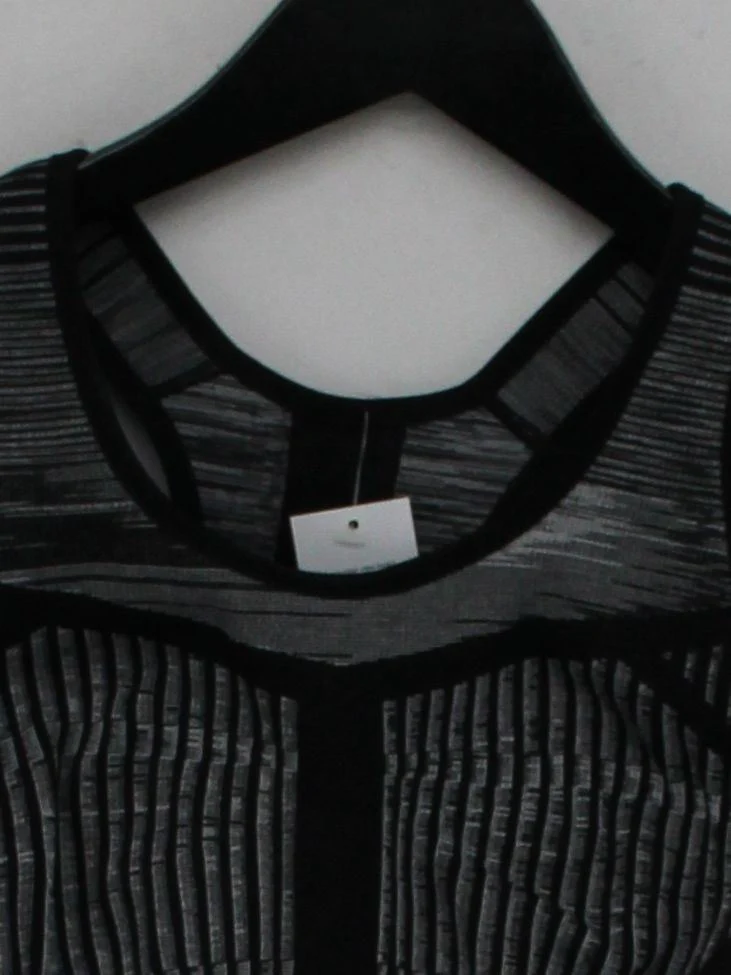 Nike Women's T-Shirt S Black Geometric 100% Other Sleeveless Basic - Image 3