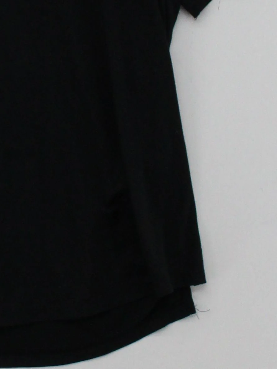 Nike Women's T-Shirt S Black Graphic 100% Polyester Basic - Image 4