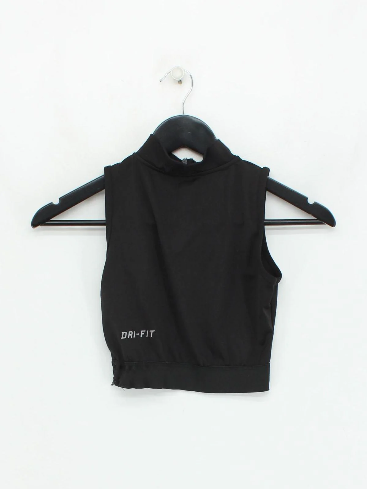 Nike Women's T-Shirt S Black Nylon with Polyester, Spandex Sleeveless Basic - Image 2