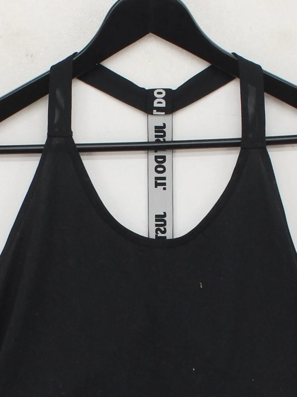 Nike Women's T-Shirt S Black Polyester with Elastane, Nylon Sleeveless Basic - Image 3