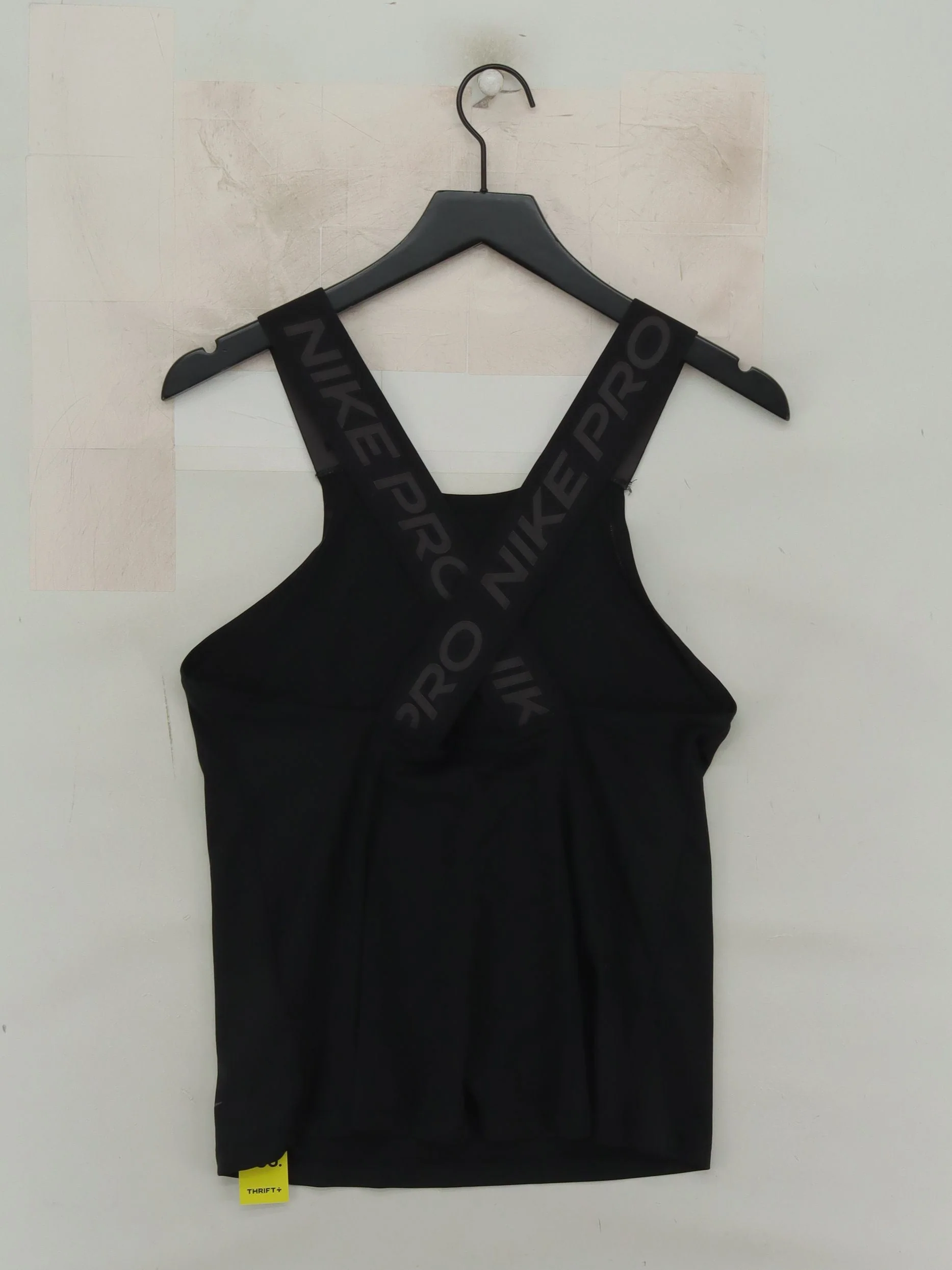 Nike Women's T-Shirt S Black Polyester with Polyamide, Elastane Sleeveless Basic - Image 2