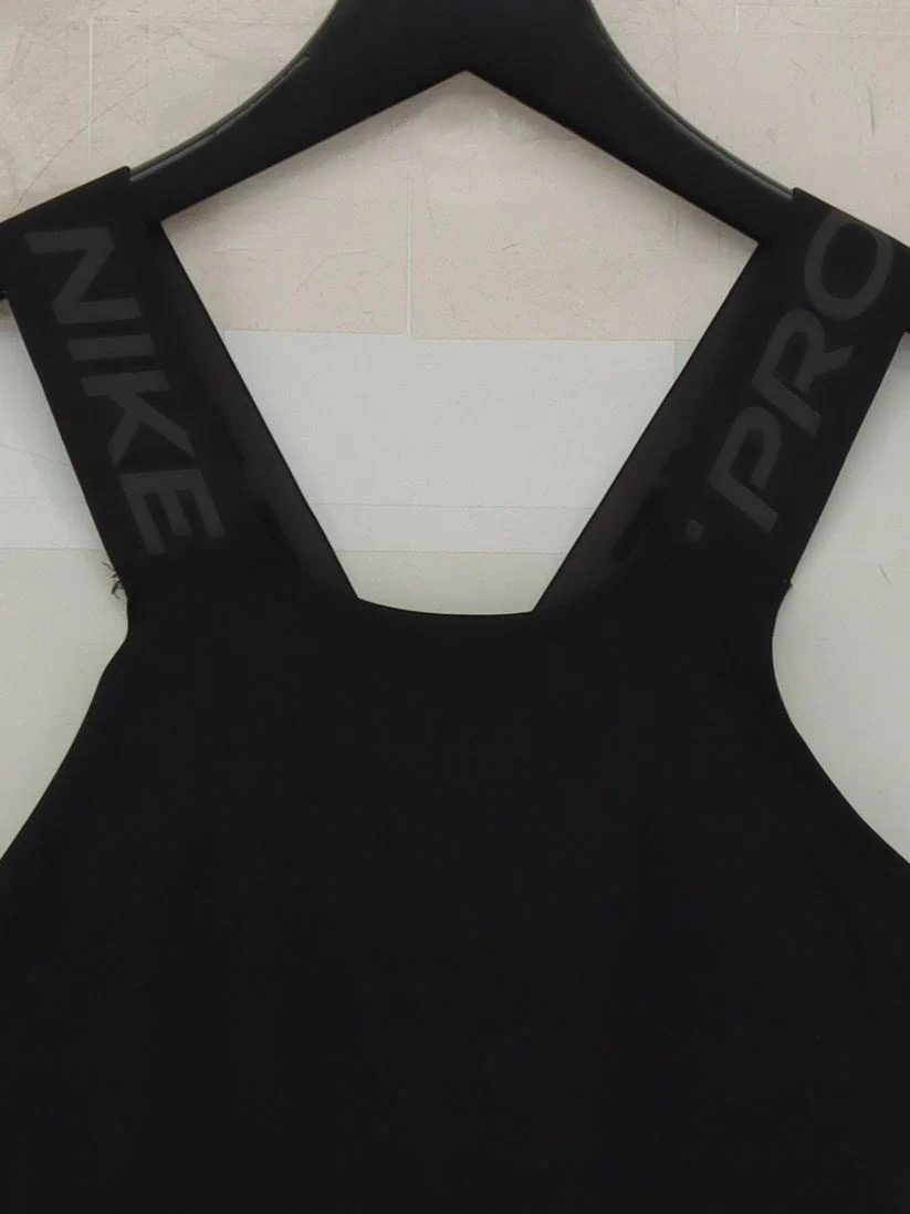 Nike Women's T-Shirt S Black Polyester with Polyamide, Elastane Sleeveless Basic - Image 3