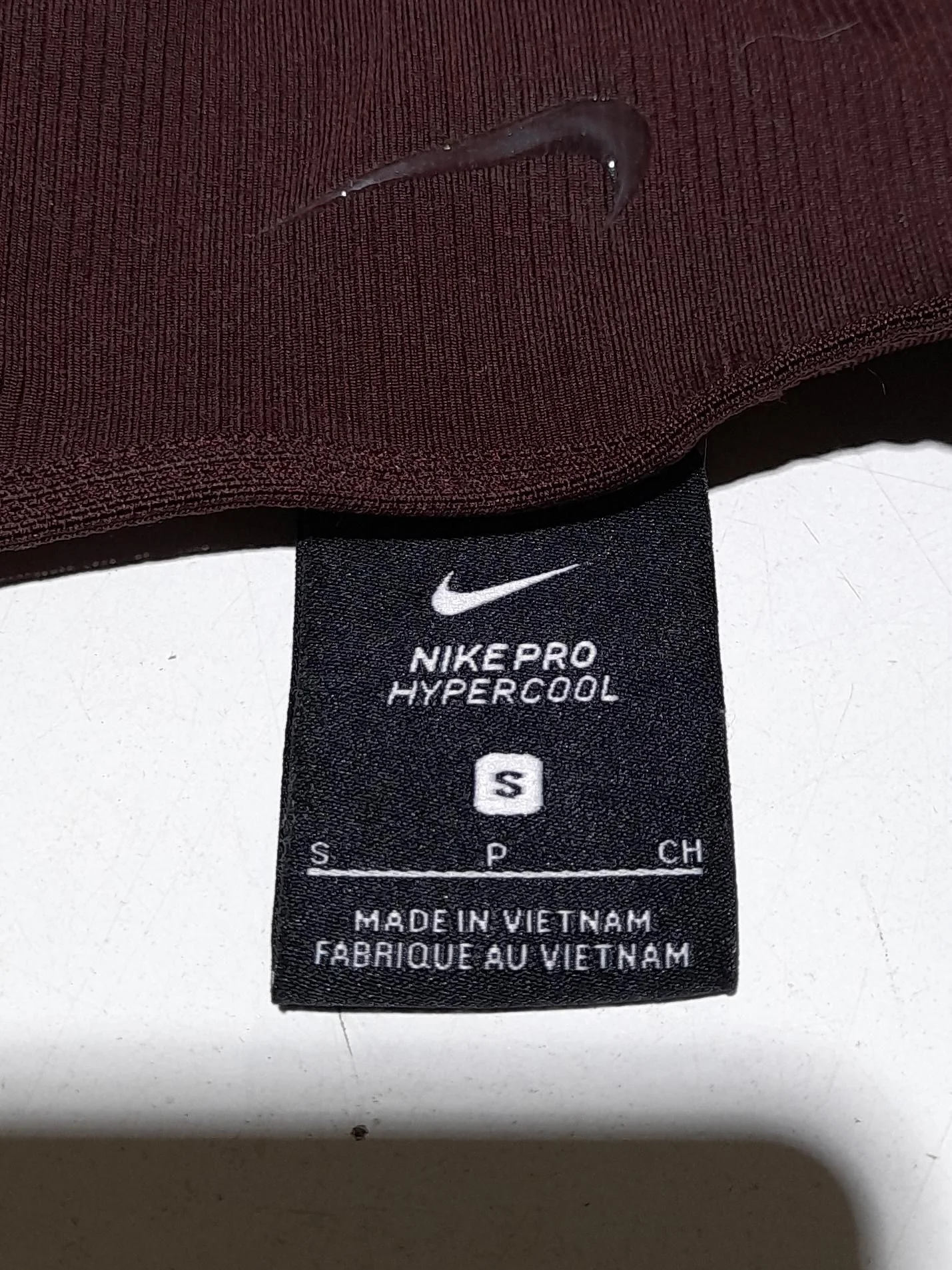 Nike Women's T-Shirt S Brown Polyester with Elastane Sleeveless Round Neck Basic - Image 5