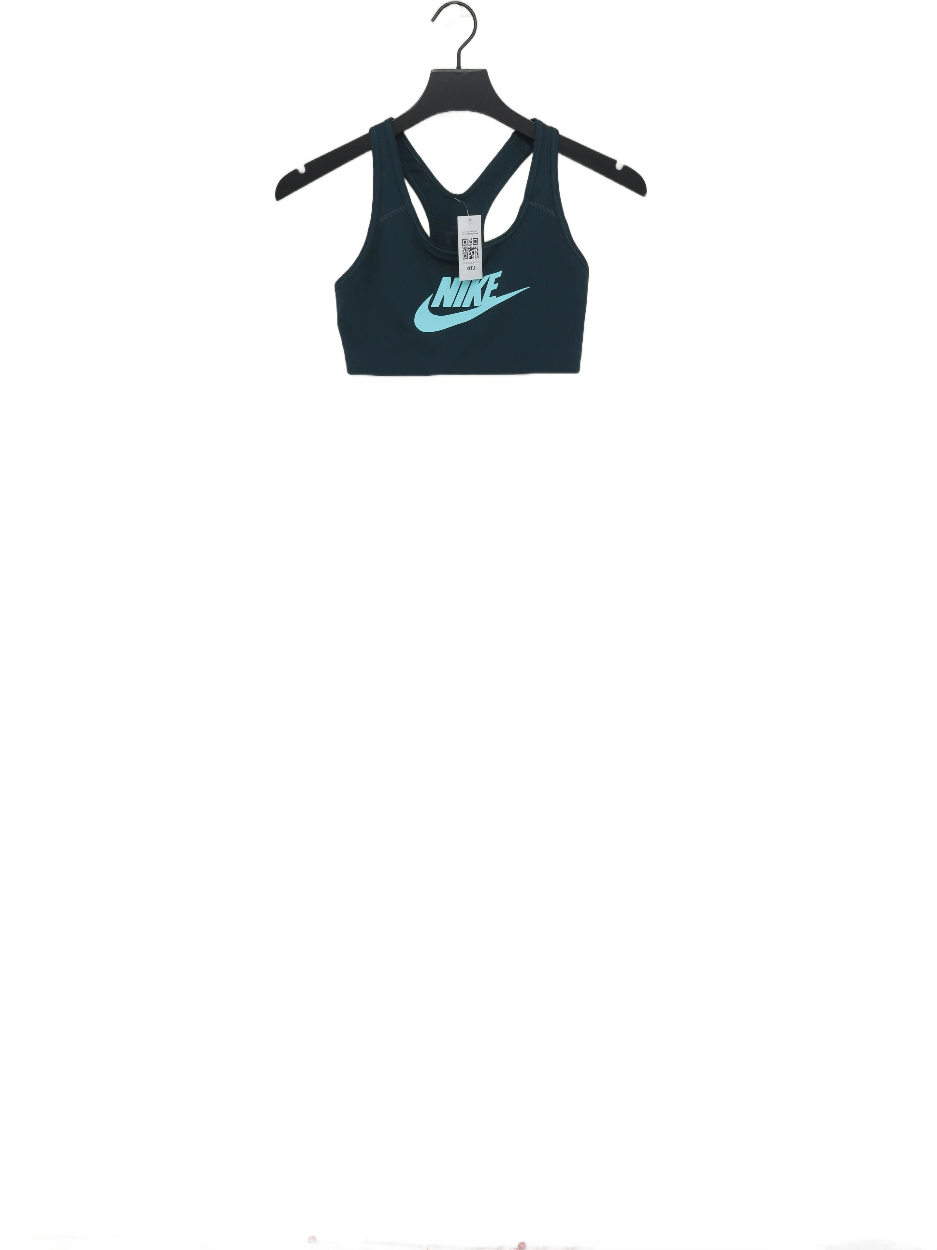 Nike Women's T-Shirt S Green Graphic Polyester with Elastane Sleeveless Basic