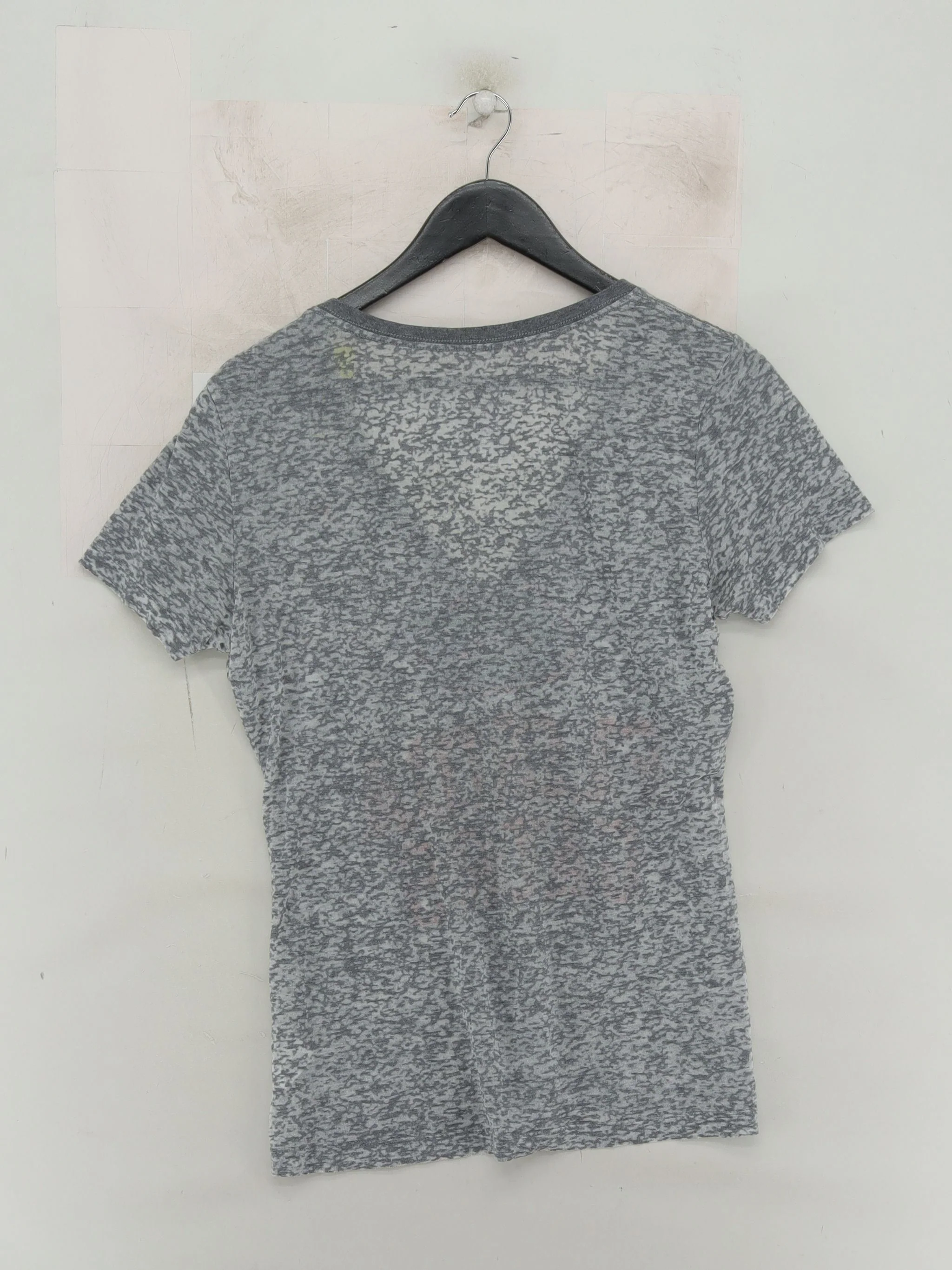 Nike Women's T-Shirt S Grey Cotton with Polyester Basic - Image 2