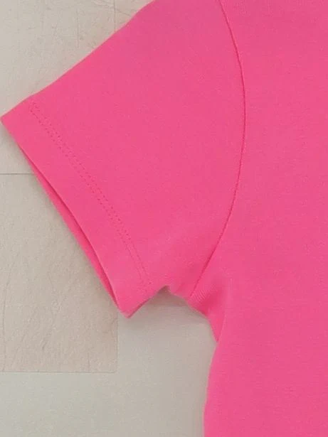 Nike Women's T-Shirt S Pink Graphic 100% Cotton Short Sleeve Round Neck Basic - Image 4