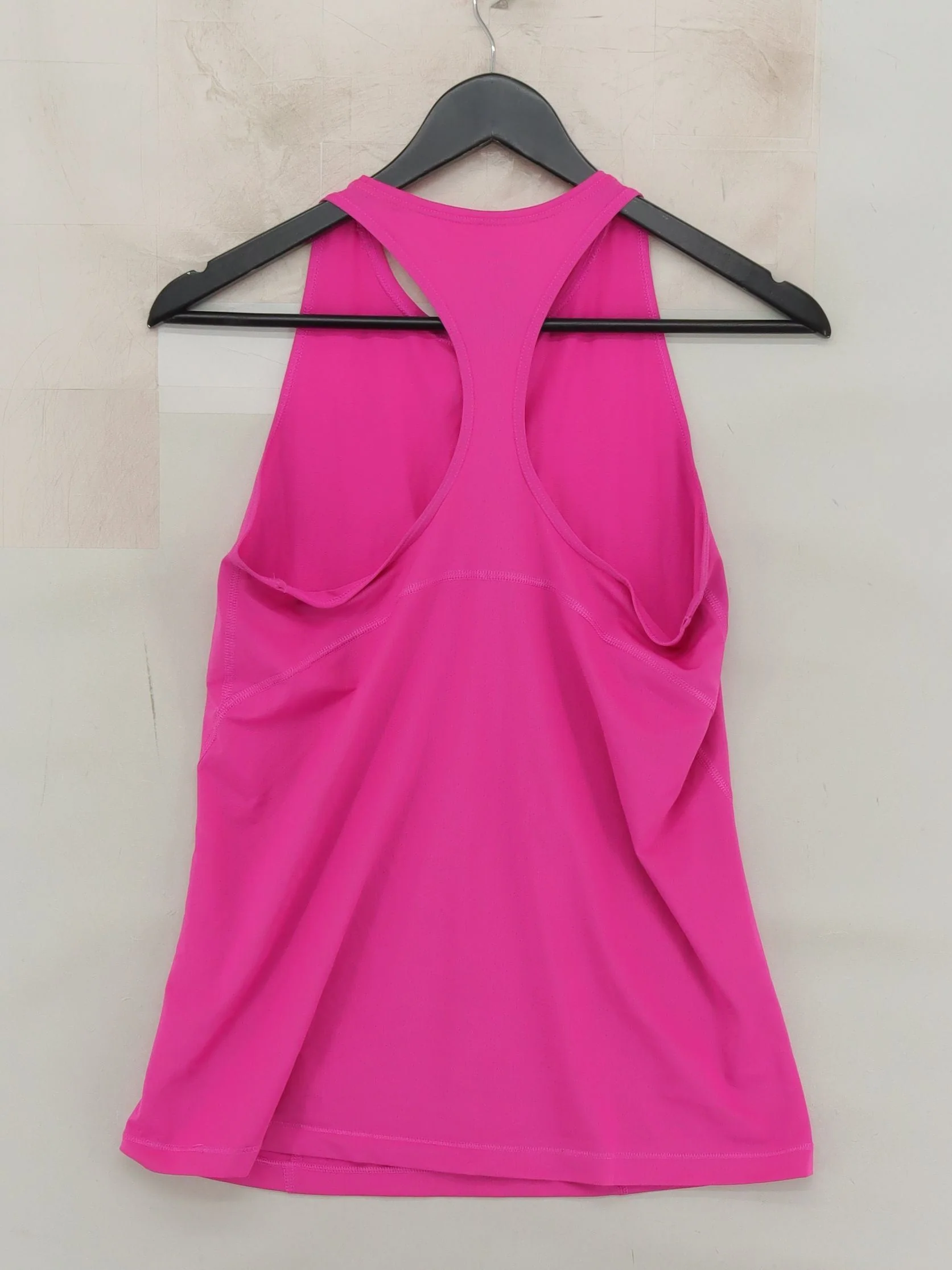 Nike Women's T-Shirt S Pink Polyester with Elastane Sleeveless Basic - Image 2