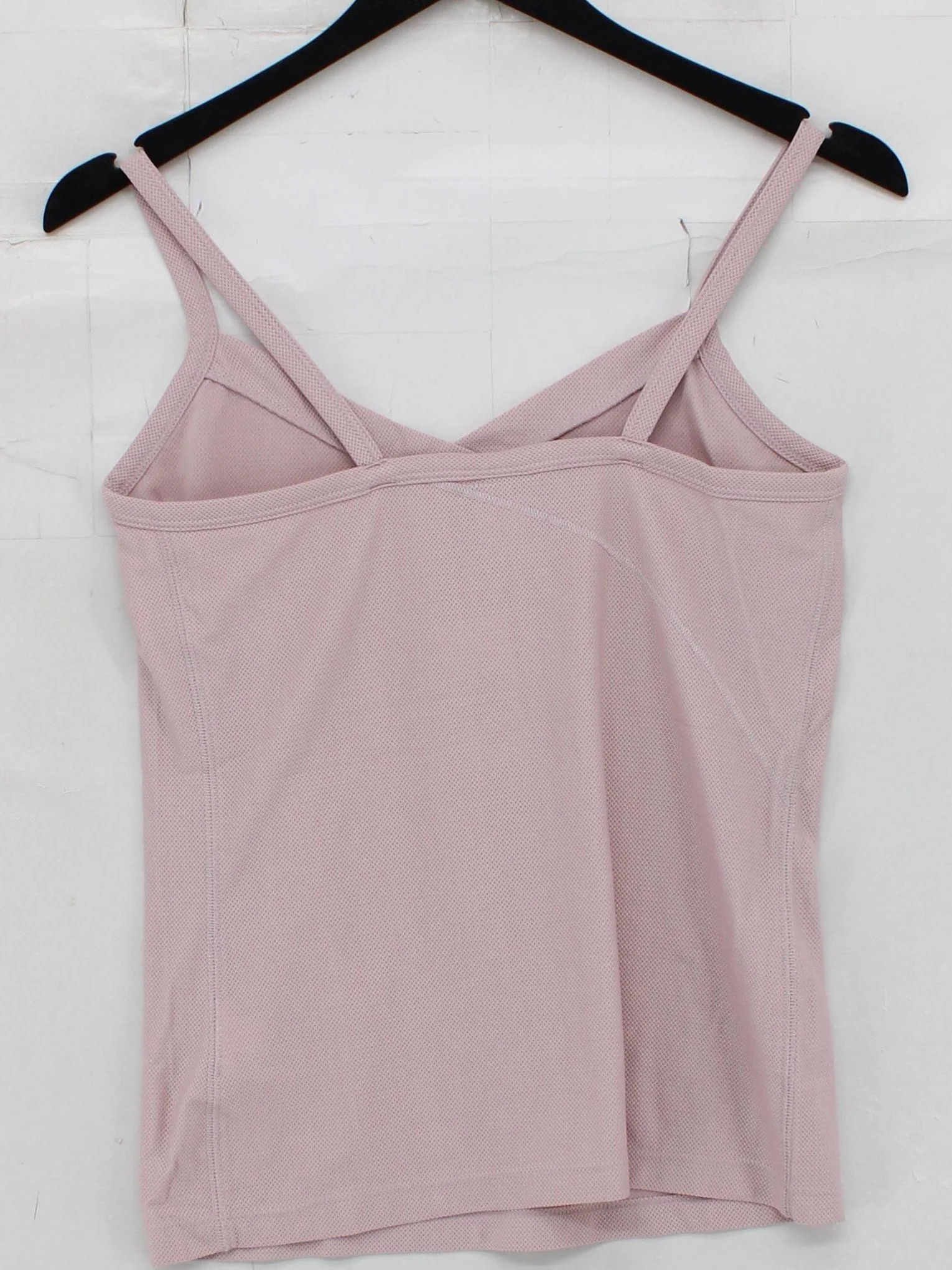 Nike Women's T-Shirt S Pink Polyester with Elastane Sleeveless V-Neck Camisole - Image 2