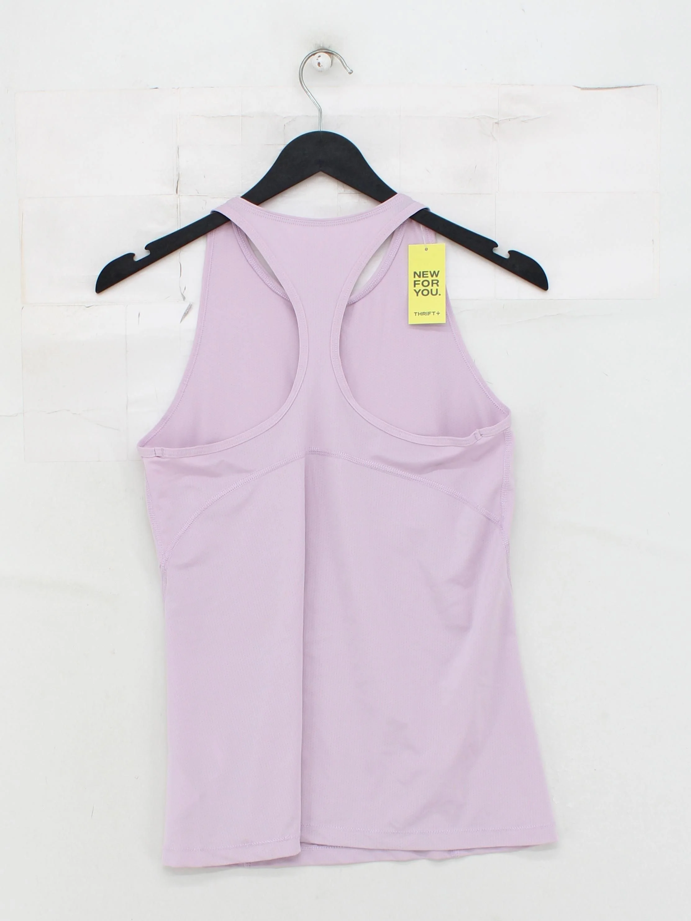 Nike Women's T-Shirt S Purple Polyester with Elastane Sleeveless Basic - Image 2