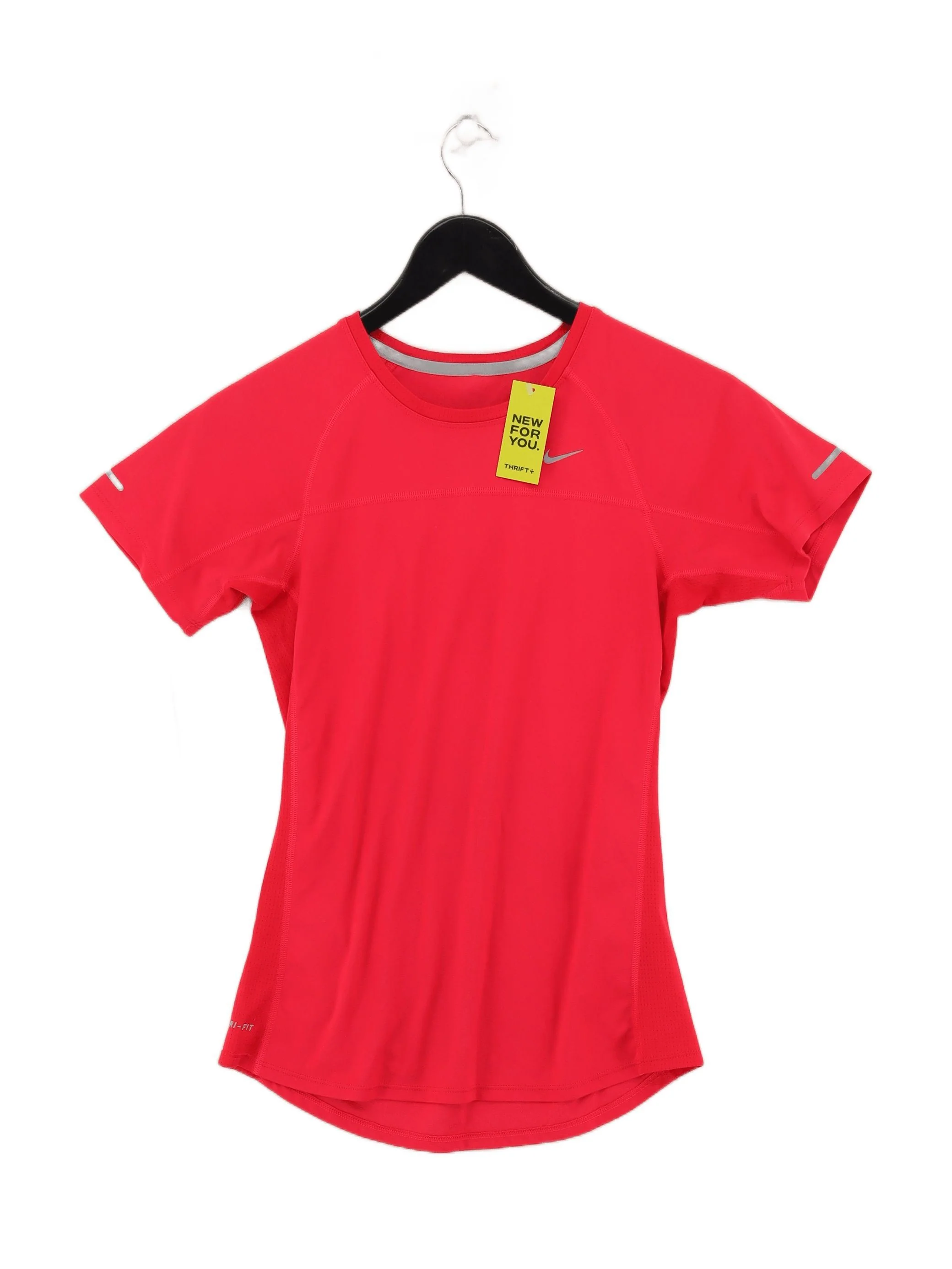 Nike Women's T-Shirt S Red 100% Polyester Basic