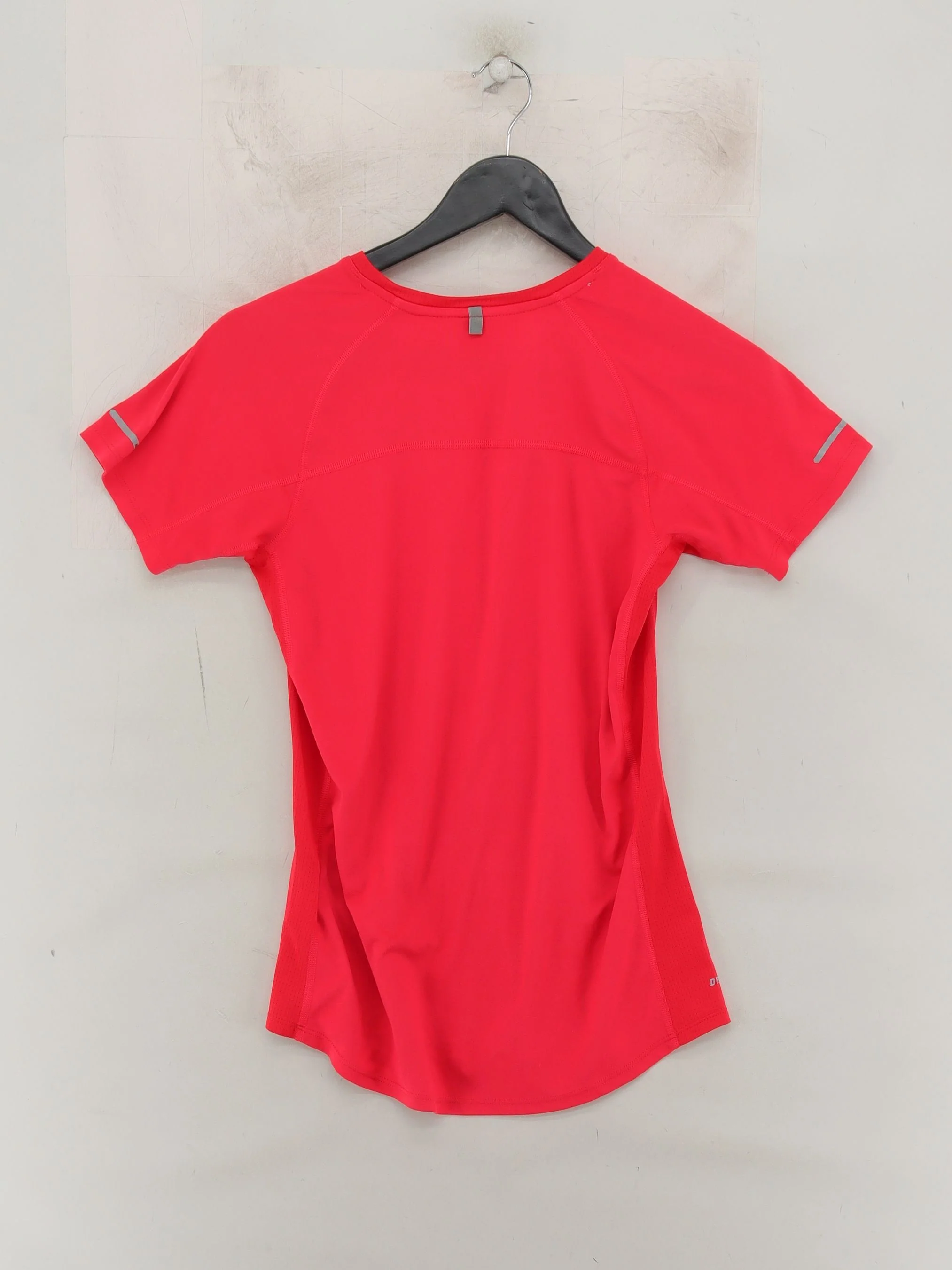 Nike Women's T-Shirt S Red 100% Polyester Basic - Image 2
