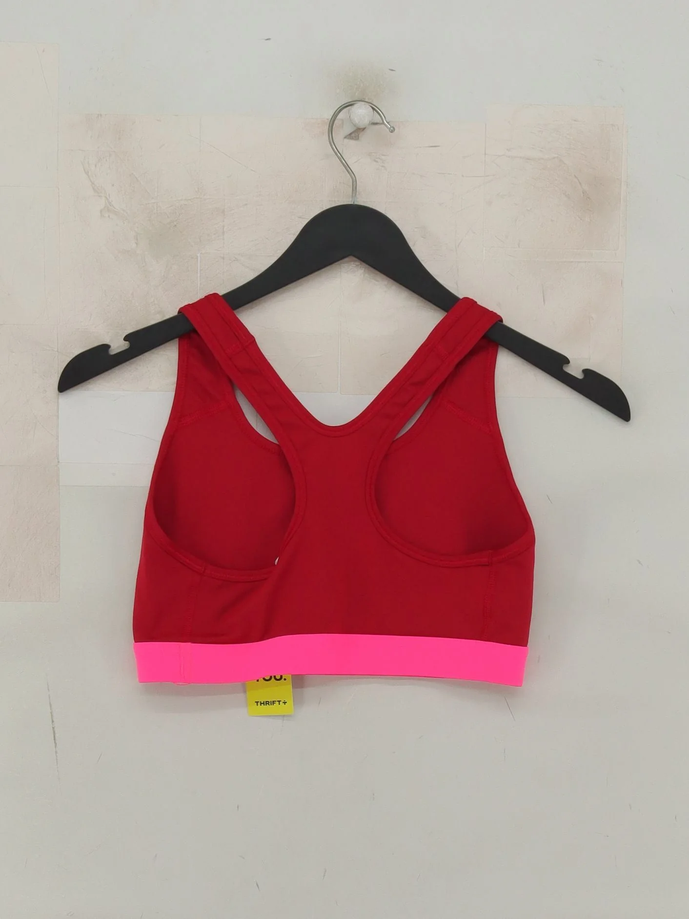 Nike Women's T-Shirt S Red Nylon with Spandex Sleeveless Basic - Image 2