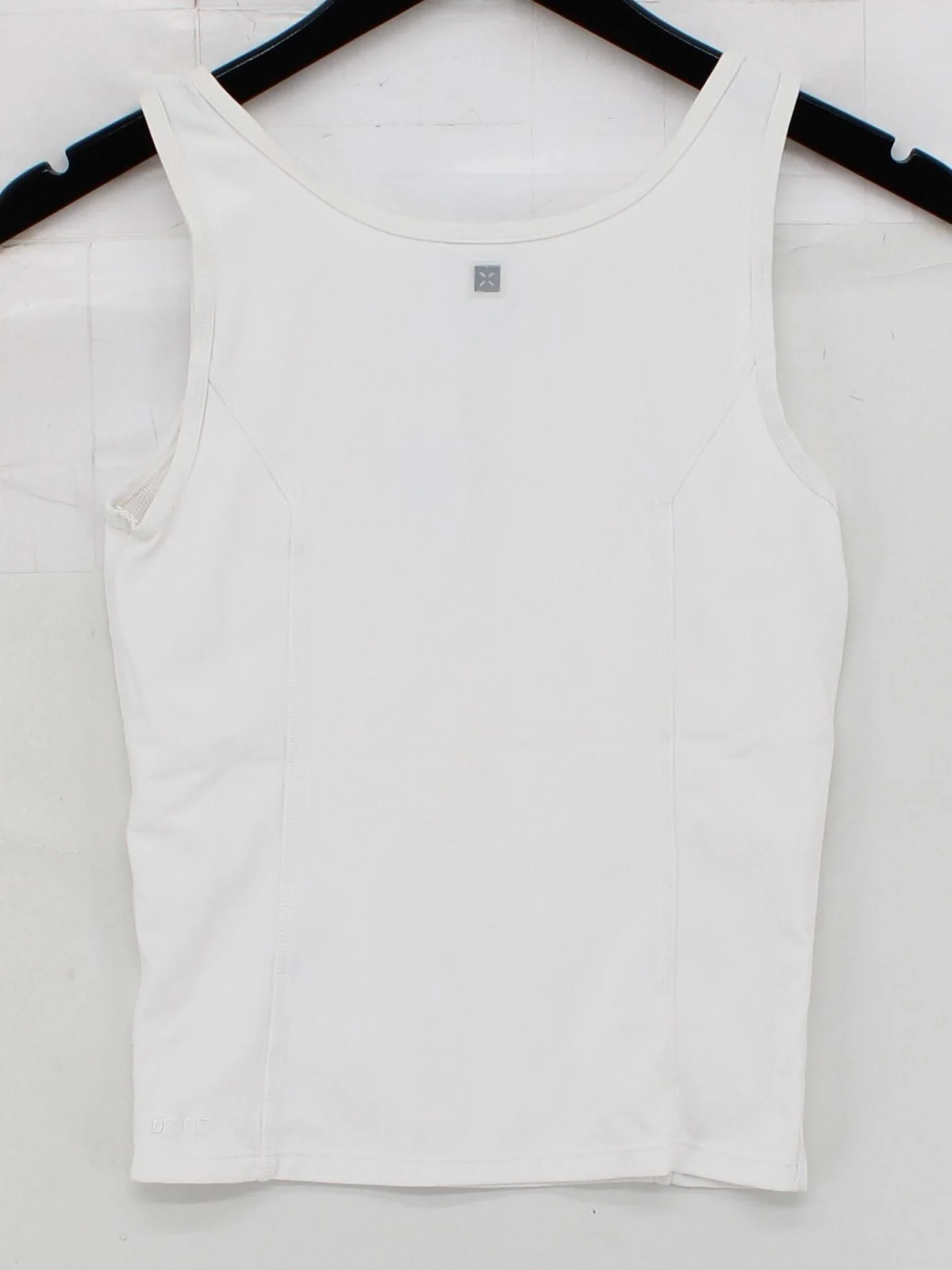 Nike Women's T-Shirt S White 100% Other Sleeveless Basic - Image 2