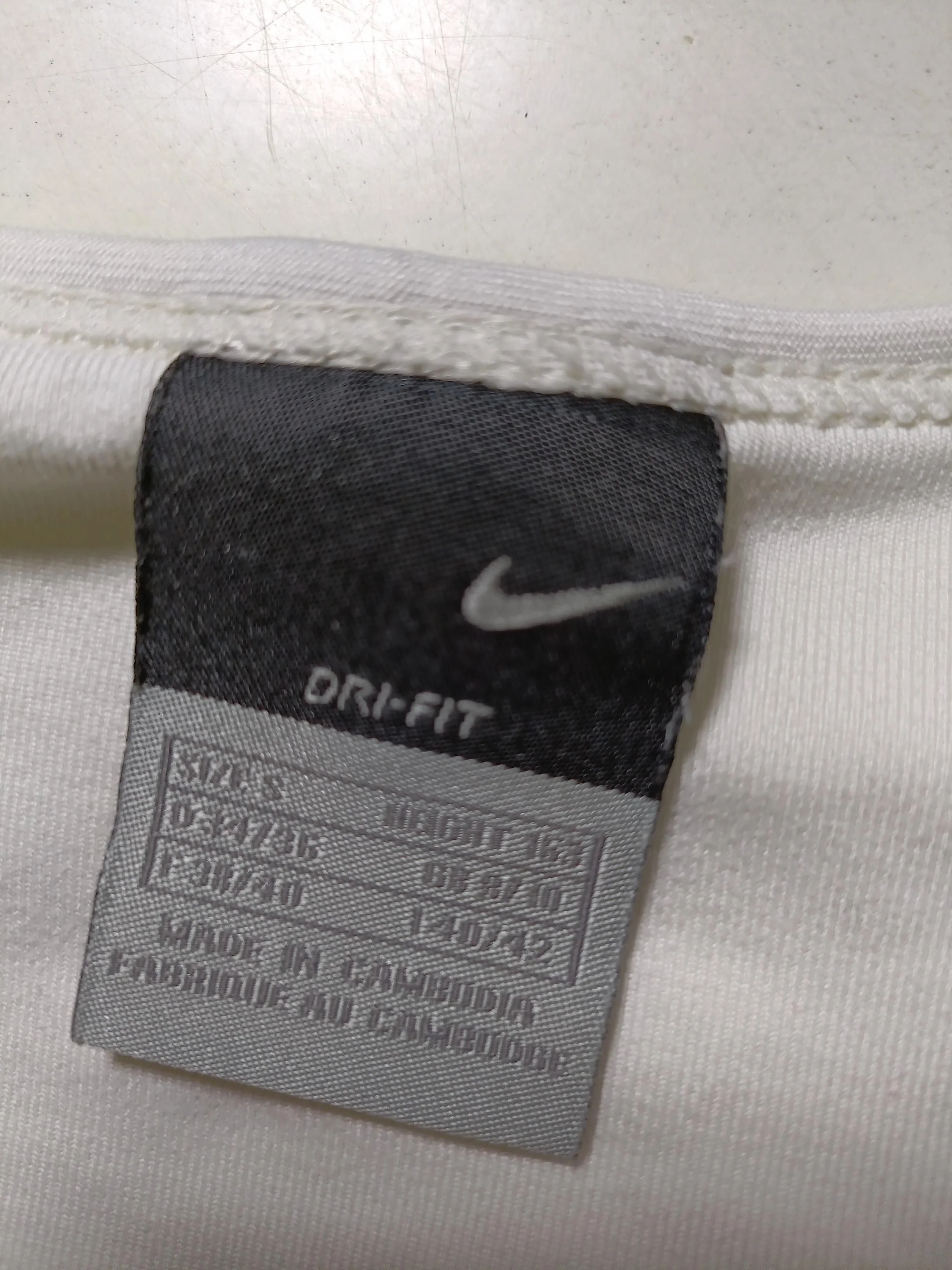Nike Women's T-Shirt S White 100% Other Sleeveless Basic - Image 5