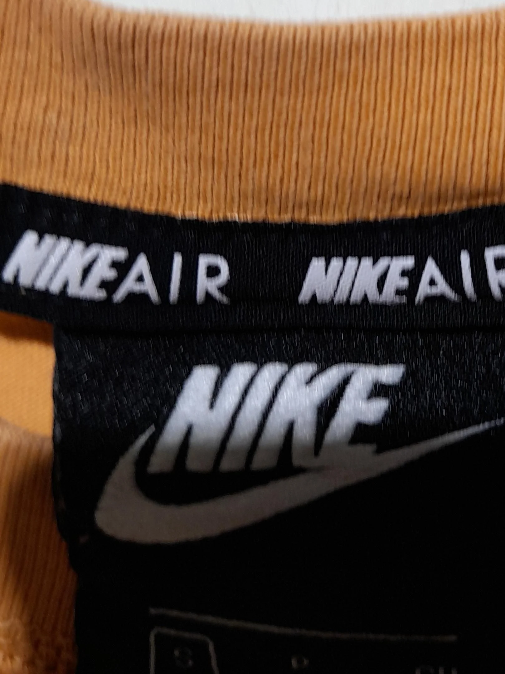 Nike Women's T-Shirt UK 8 Orange 100% Cotton Basic - Image 5