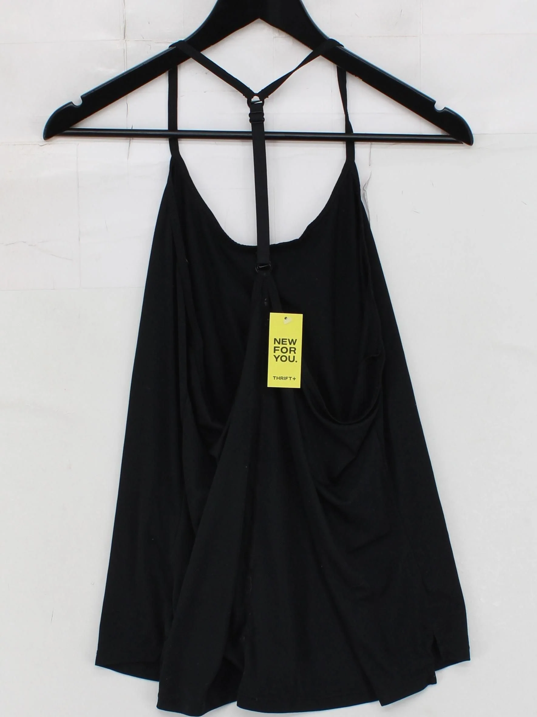 Nike Women's T-Shirt XL Black 100% Polyester Sleeveless Basic - Image 2