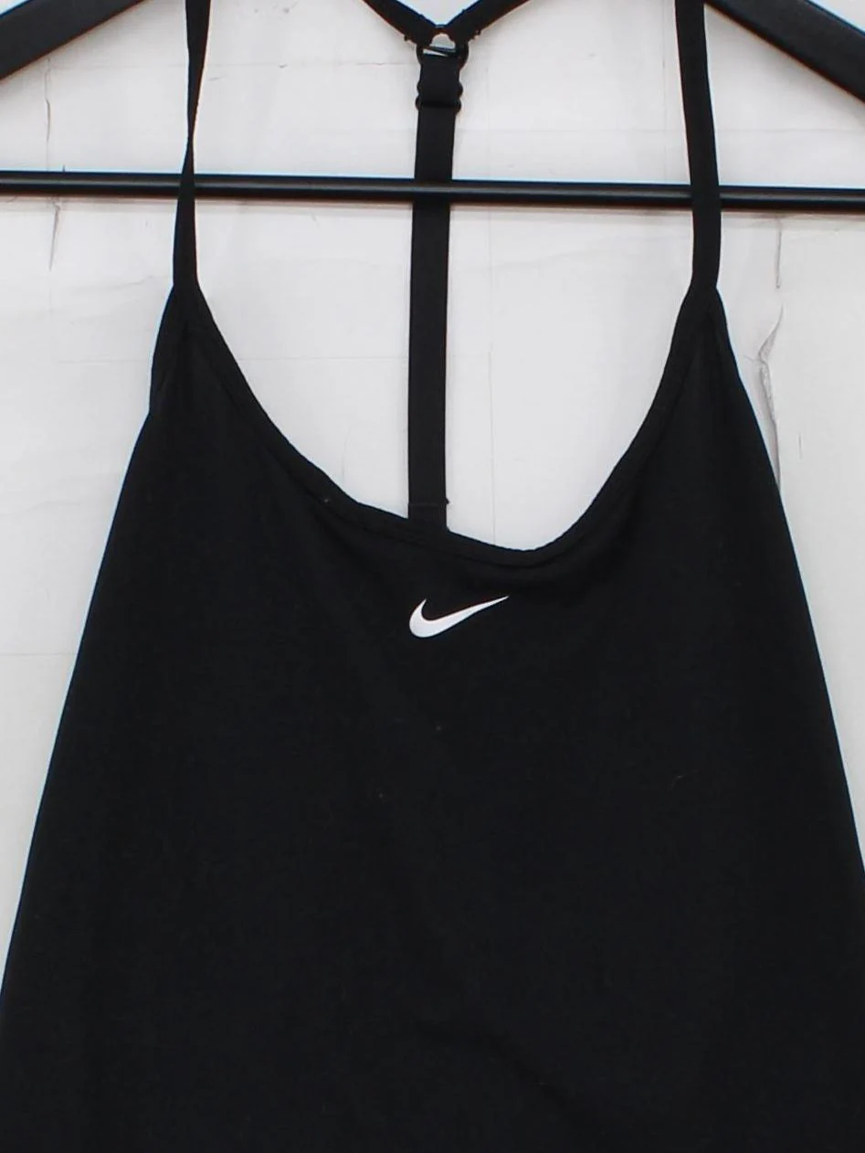 Nike Women's T-Shirt XL Black 100% Polyester Sleeveless Basic - Image 3