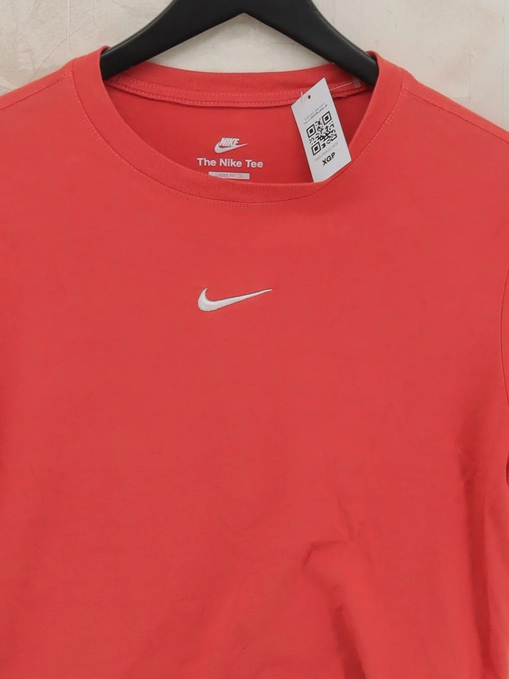Nike Women's T-Shirt XL Red 100% Cotton Short Sleeve Round Neck Basic - Image 3