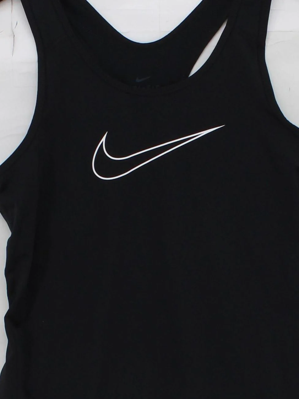 Nike Women's T-Shirt XS Black Graphic Polyester with Spandex Sleeveless Basic - Image 3