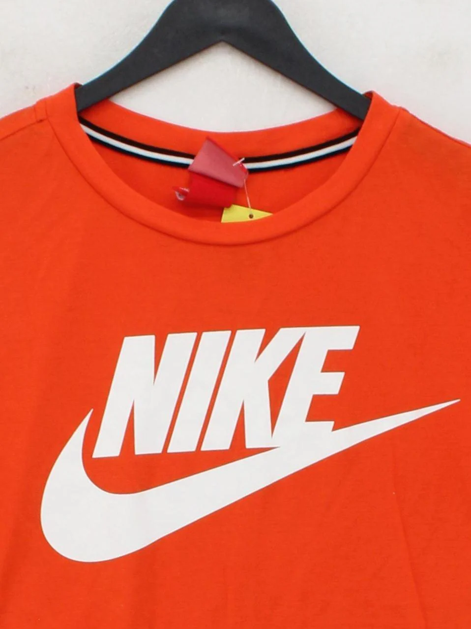 Nike Women's T-Shirt XS Orange Polyester with Lyocell Modal Basic - Image 3