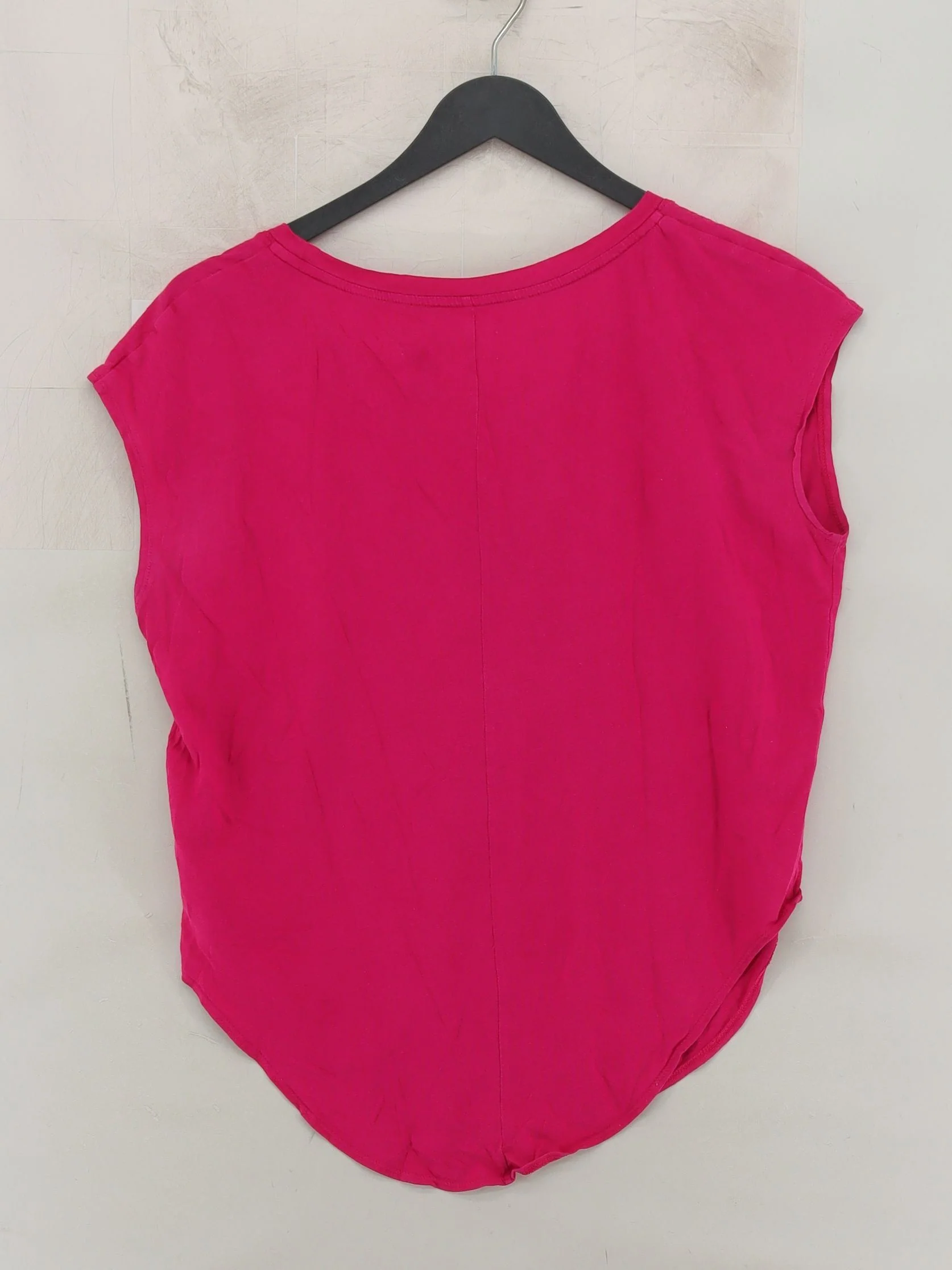 Nike Women's T-Shirt XS Pink Cotton with Lyocell Modal Basic - Image 2