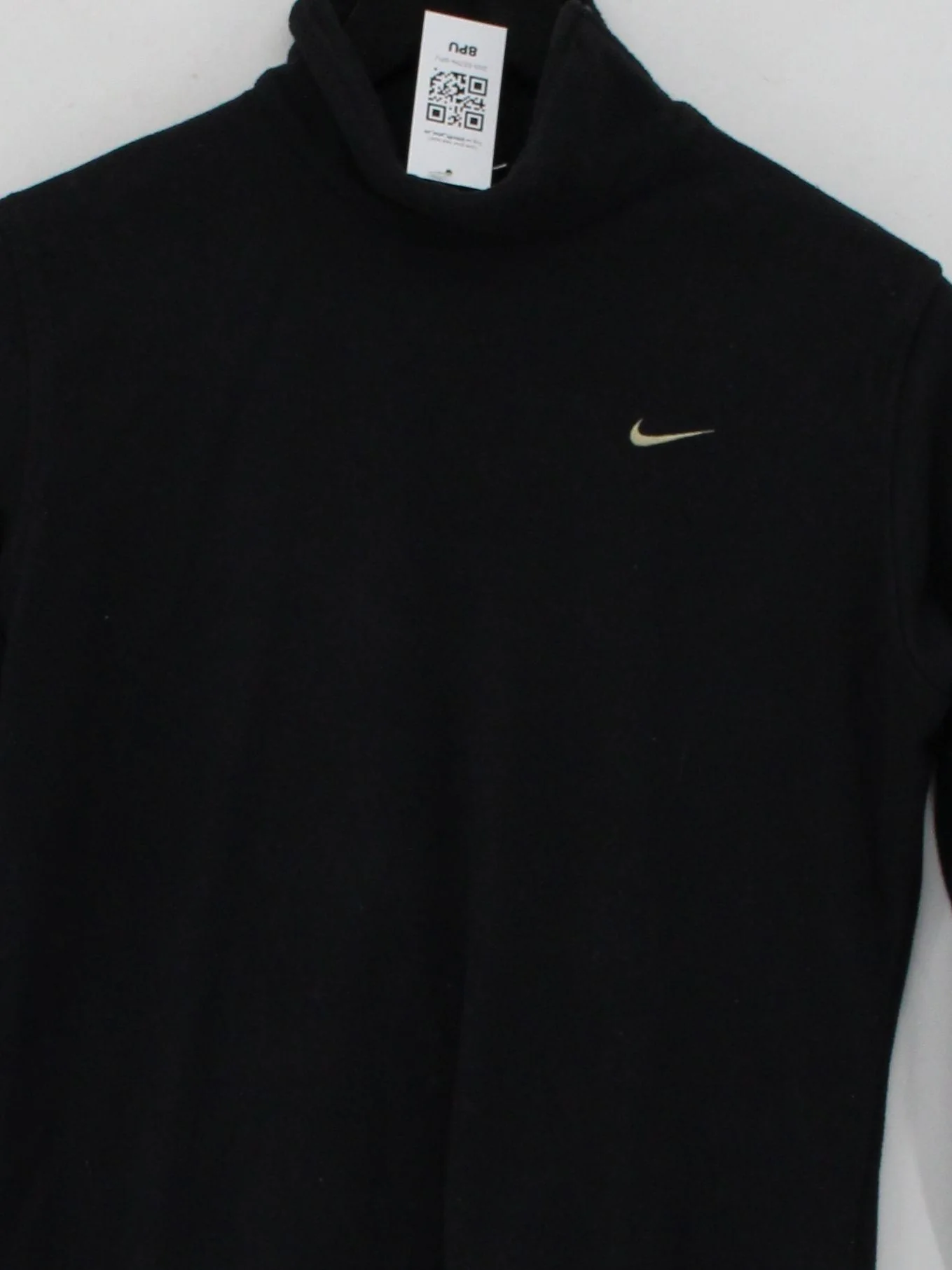 Nike Women's Top S Black 100% Polyester Long Sleeve High Neck Basic - Image 3