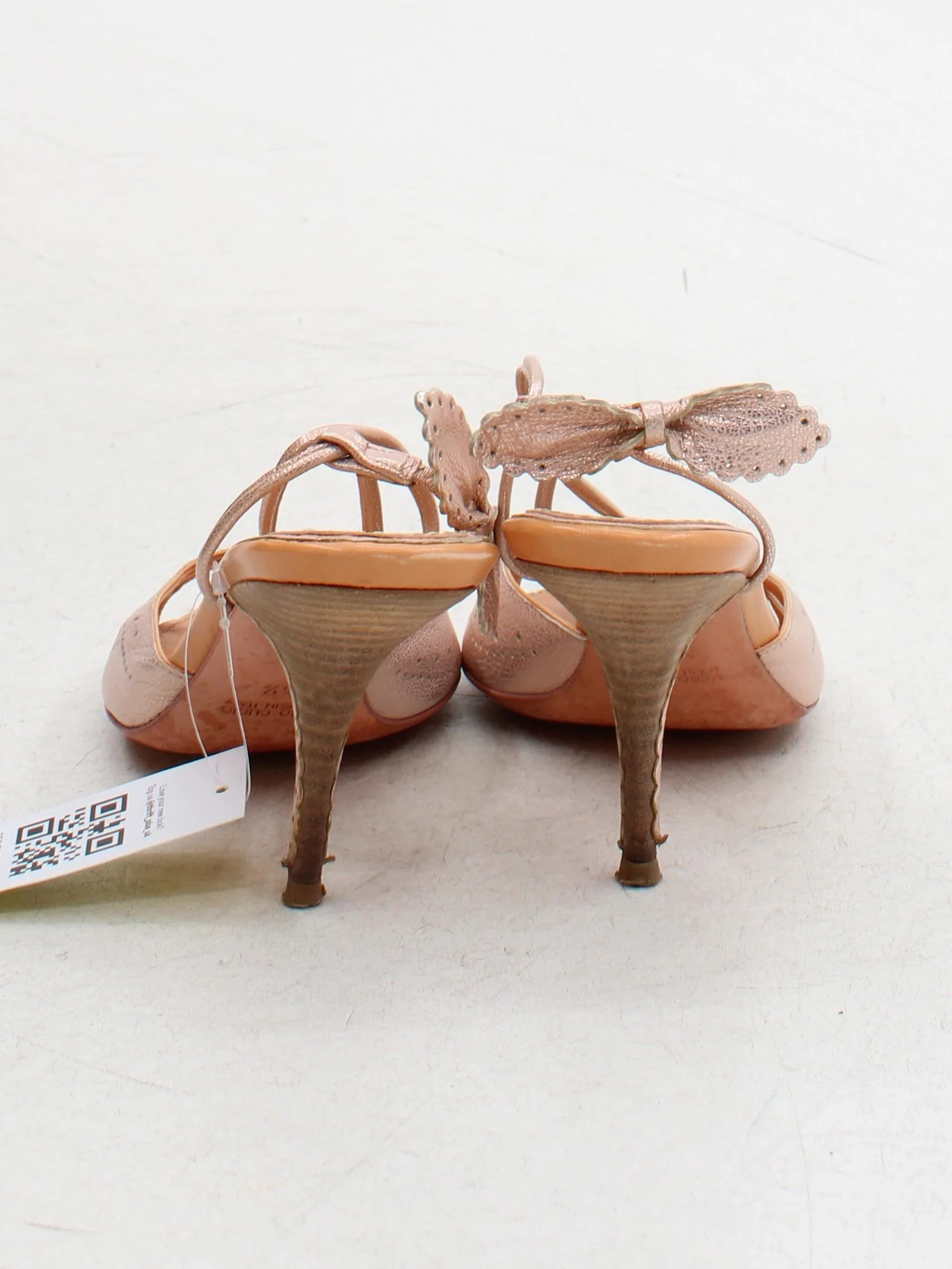 Nina Ricci Women's Sandals UK 2.5 Gold 100% Leather Strappy - Image 3