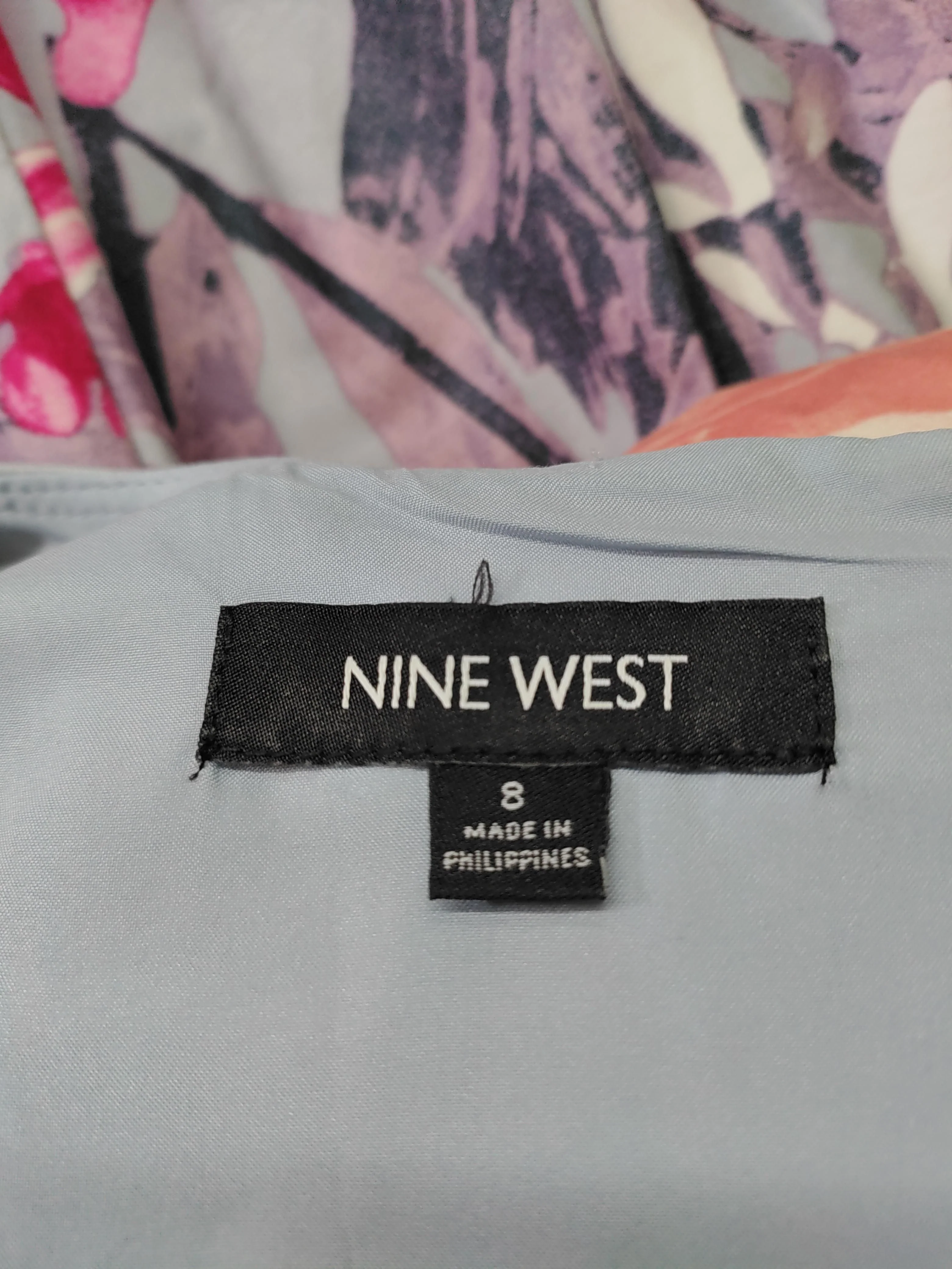 Nine West Skater Mini Dress in Multi - Image 5