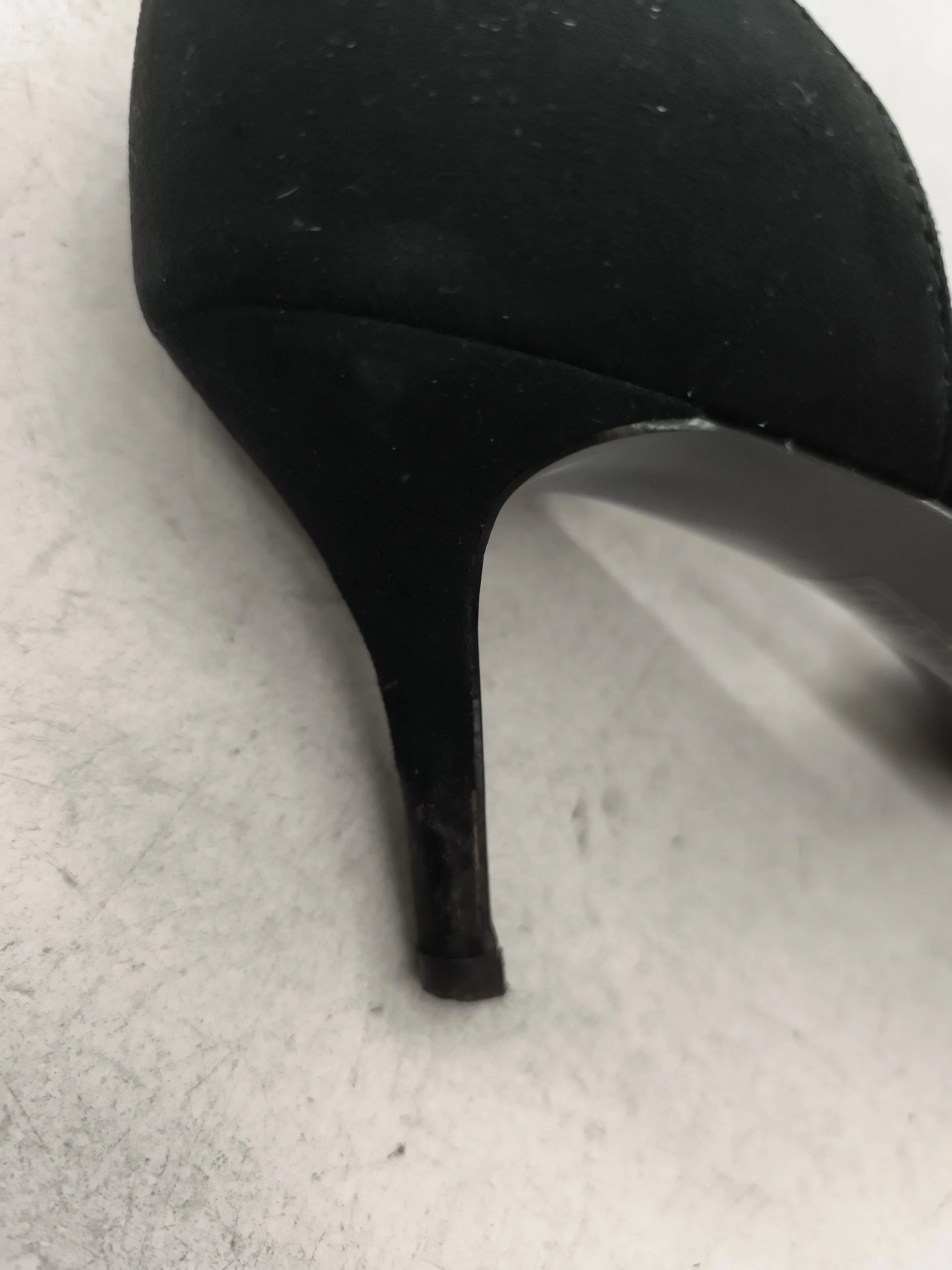 Nine West Women's Heels UK 10 Black 100% Suede Court - Image 9