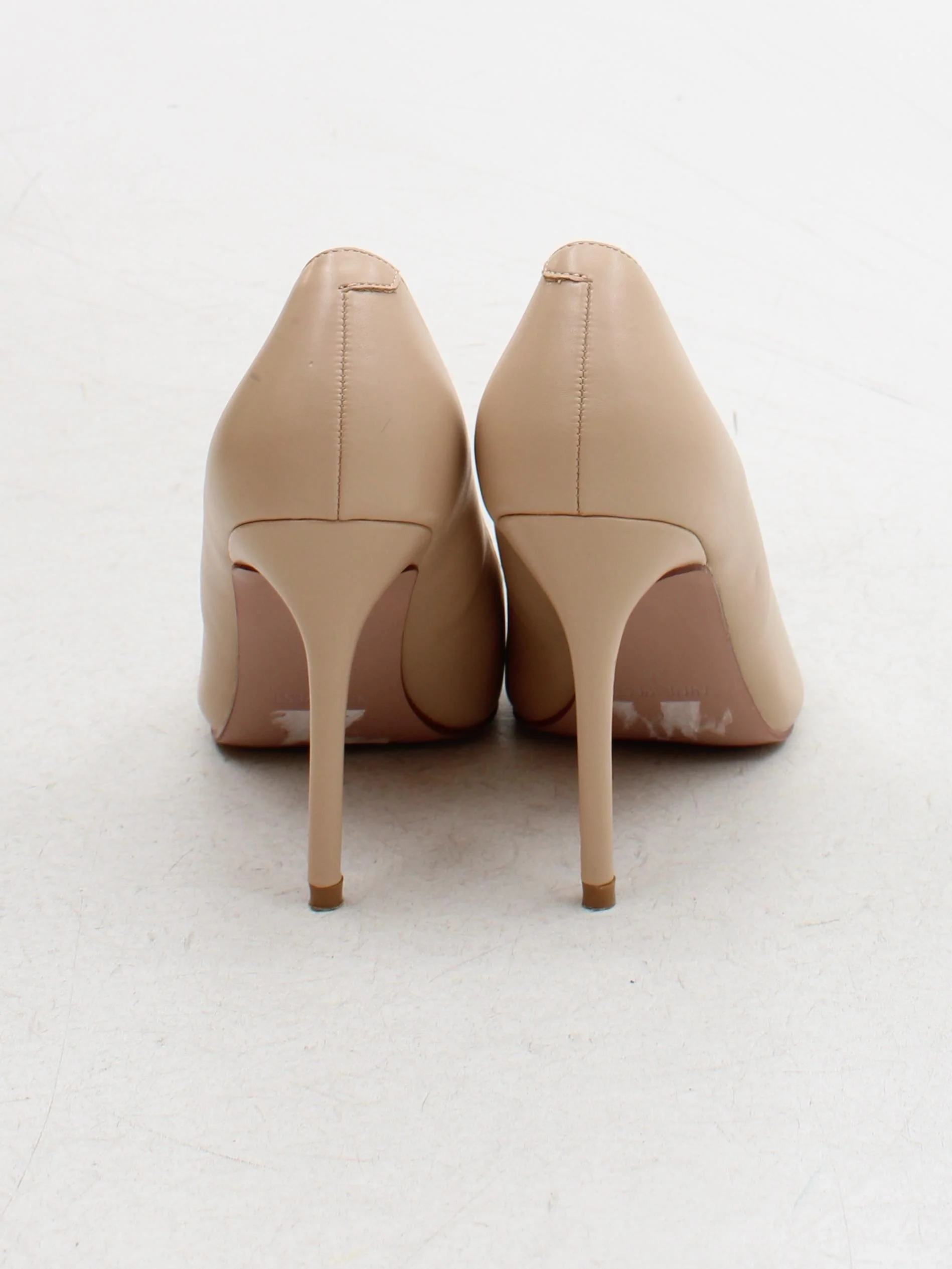 Nine West Women's Heels UK 5 Cream 100% Faux Leather Court - Image 3