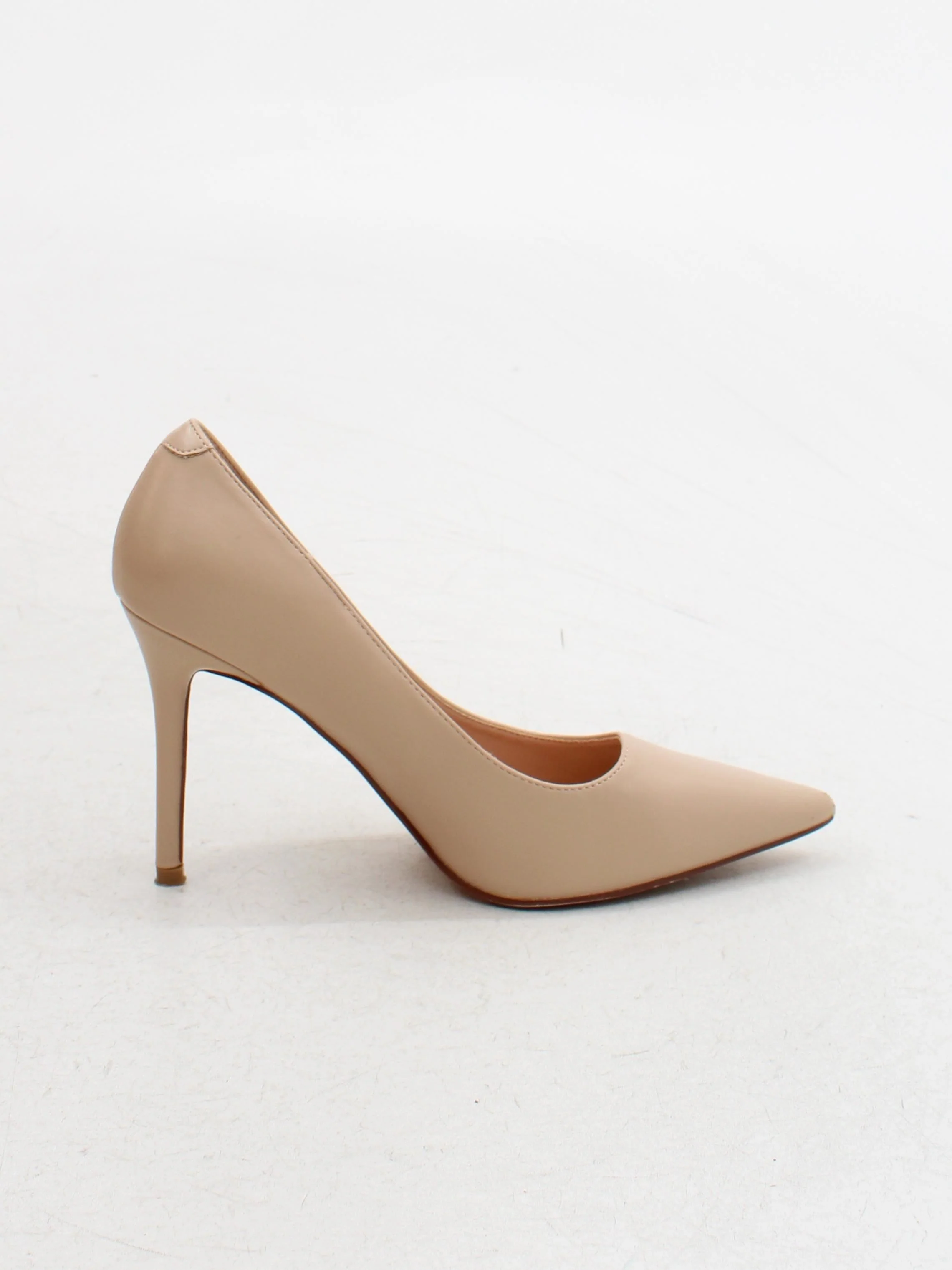 Nine West Women's Heels UK 5 Cream 100% Faux Leather Court - Image 5