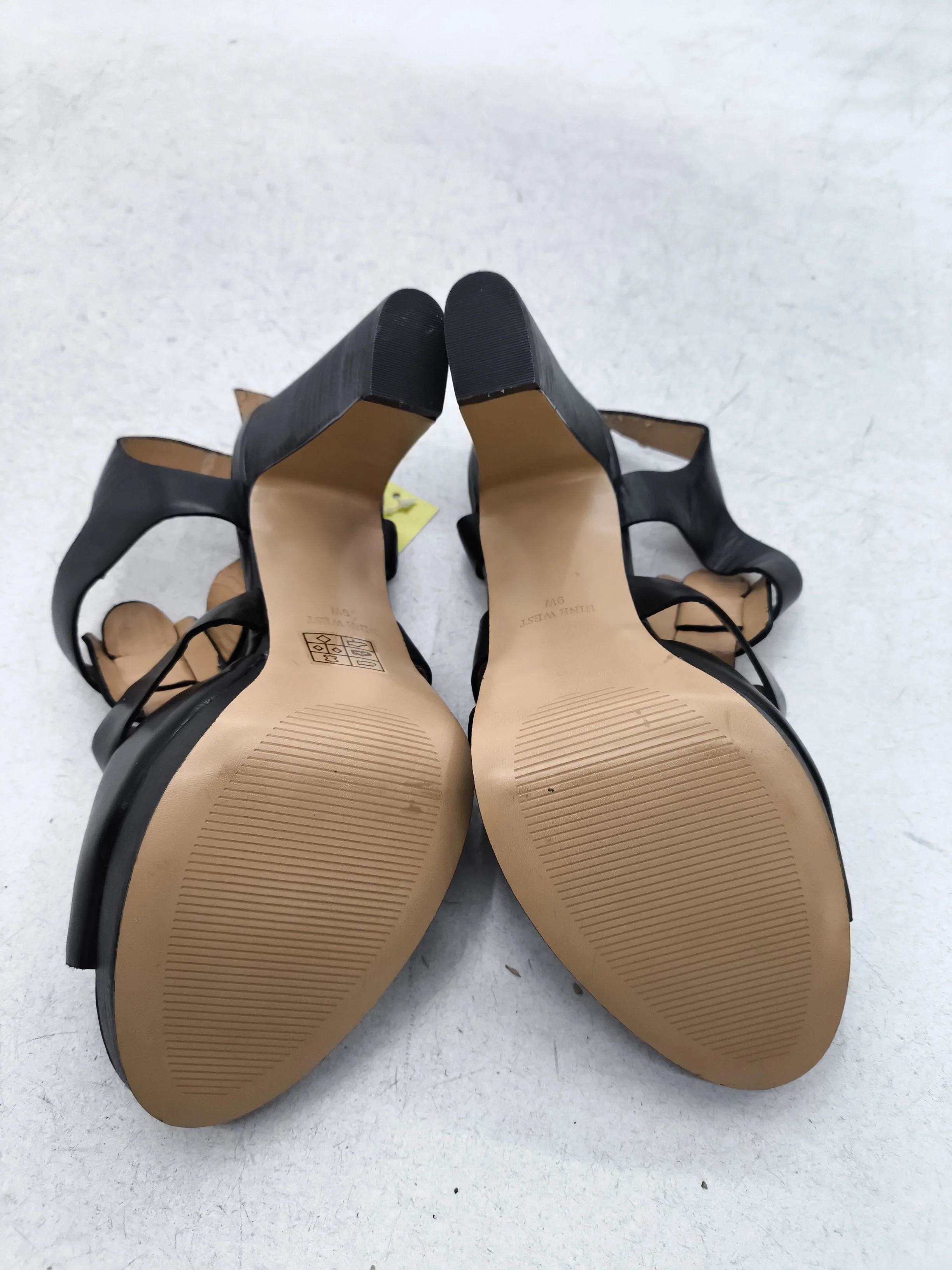 Nine West Women's Heels UK 9 Black 100% Leather Platform - Image 7