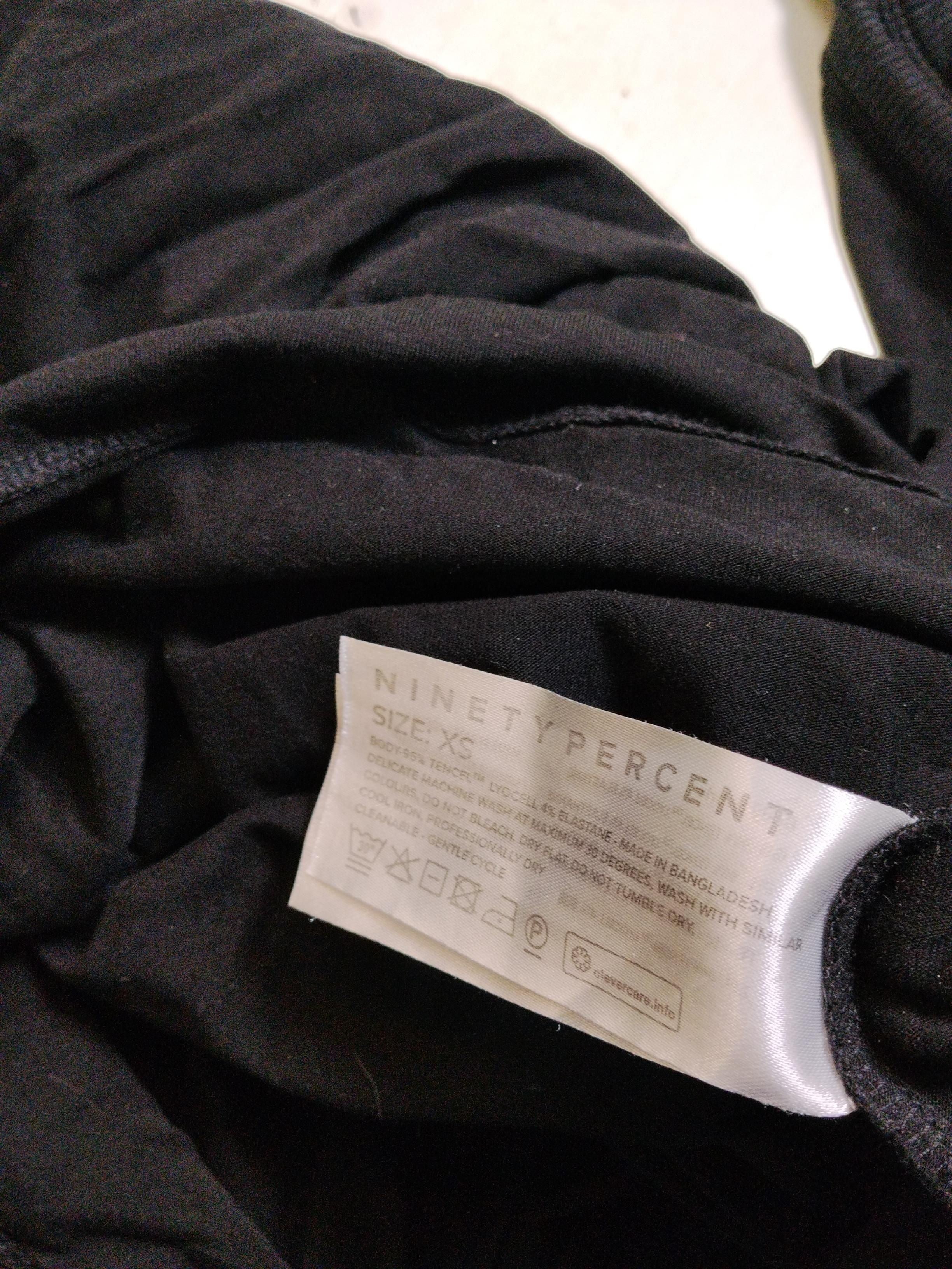 Ninety Percent Tank Maxi Dress XS in Black - Image 5