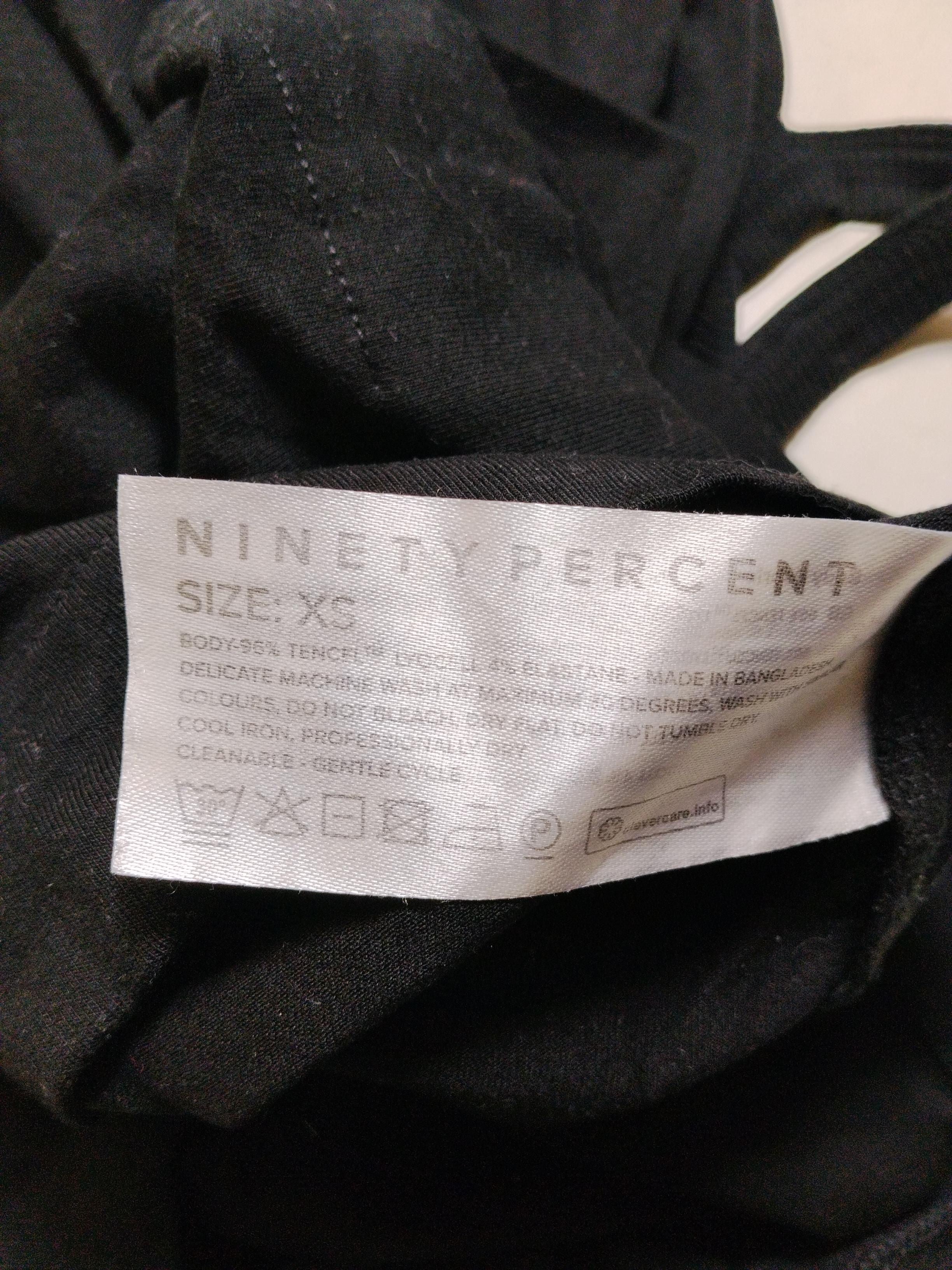 Ninety Percent Tank Maxi Dress XS in Black - Image 6