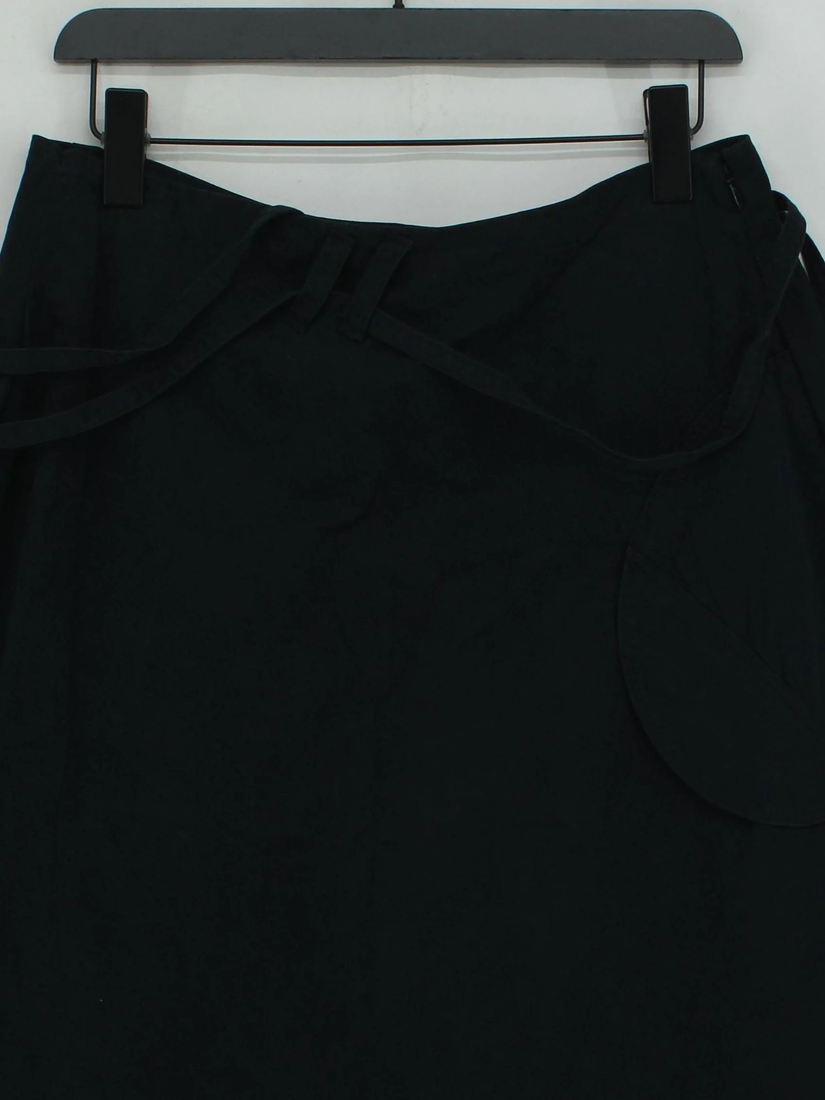 Ninety Percent Women's Midi Skirt W 32 in Black 100% Cotton Midi Wrap - Image 3