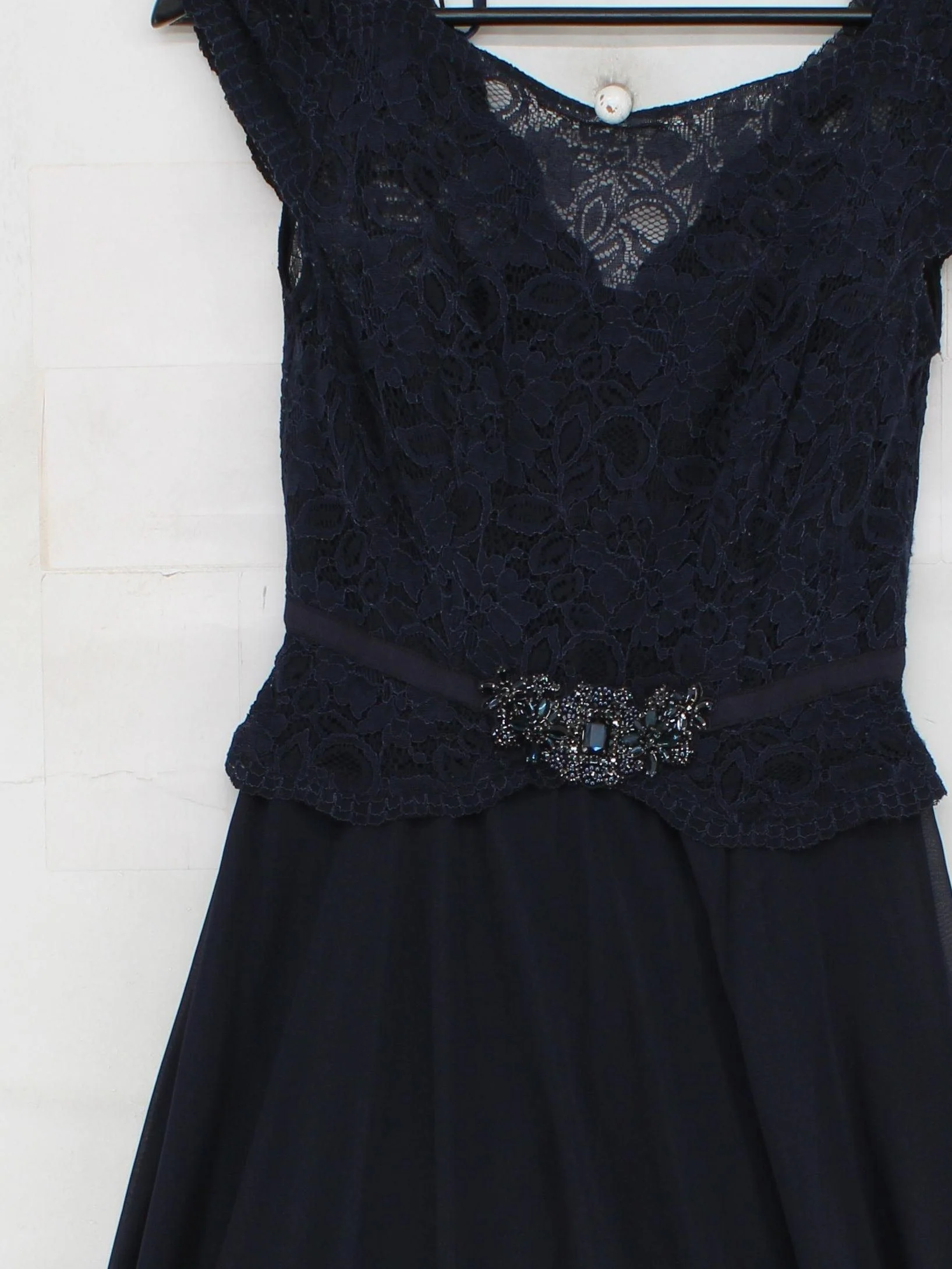 No 1 . Jenny Packham Maxi Dress UK8 in Blue - Image 3