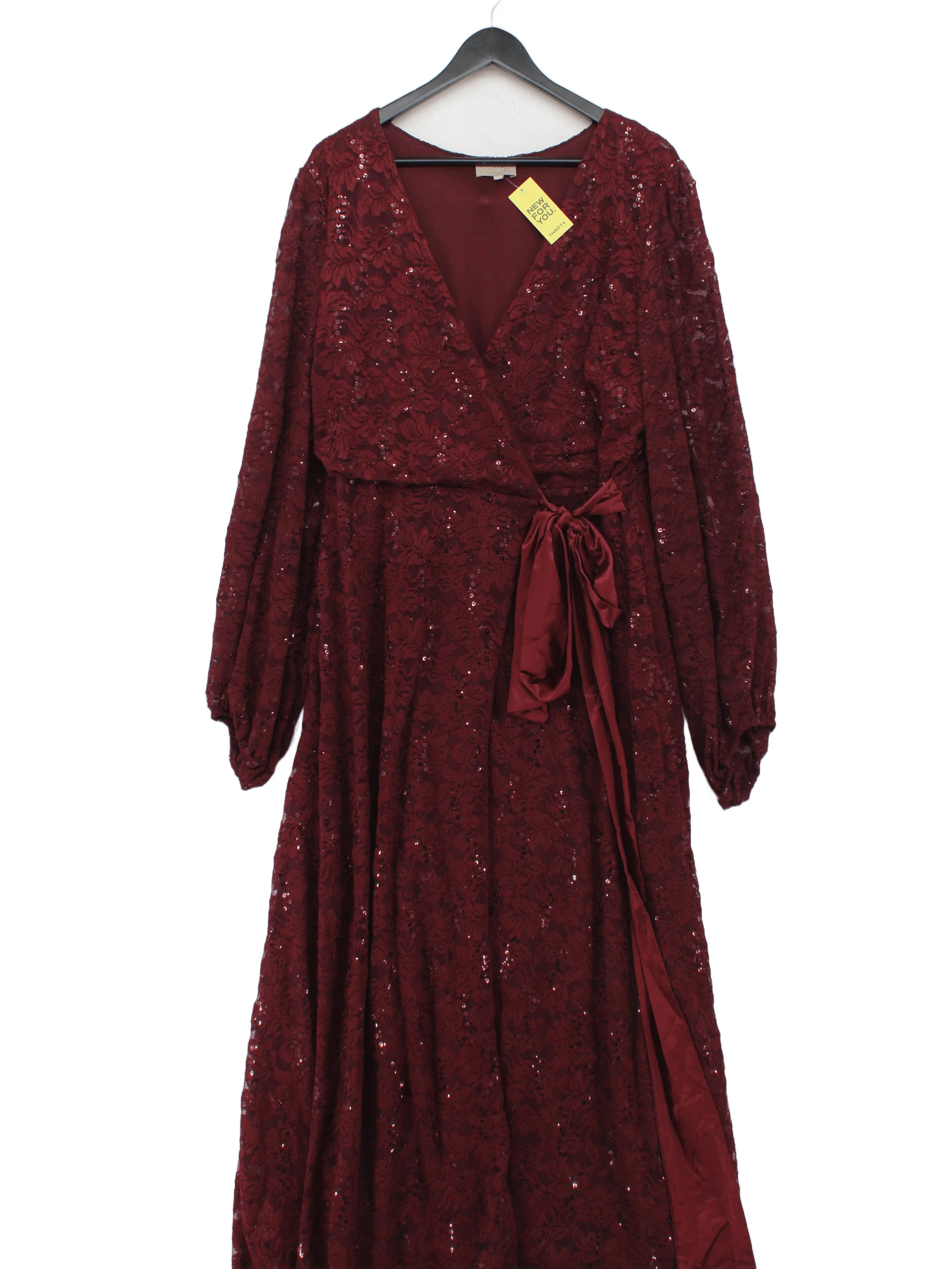 No 1 . Jenny Packham Wrap Maxi Dress UK18 in Red