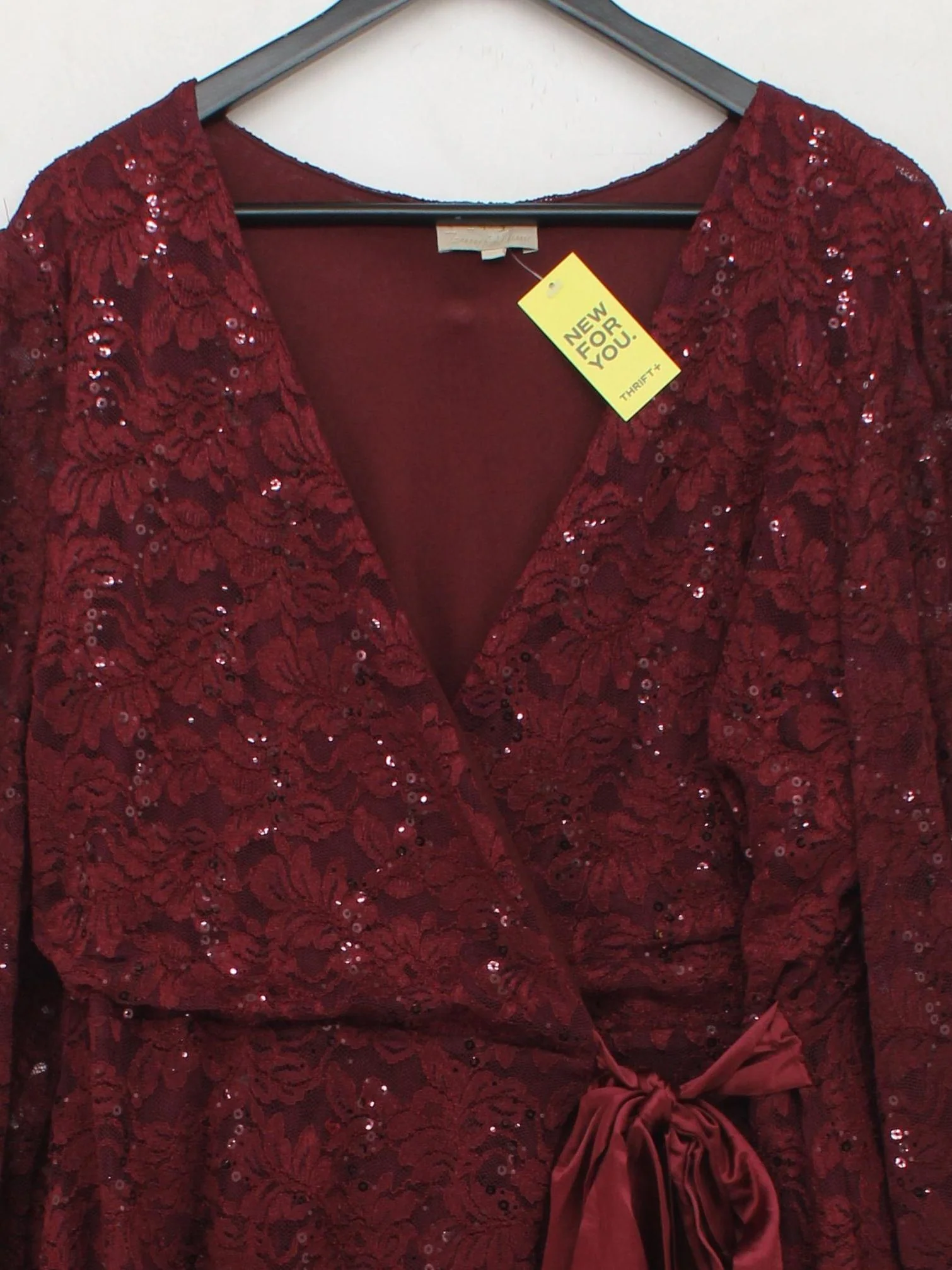 No 1 . Jenny Packham Wrap Maxi Dress UK18 in Red - Image 3