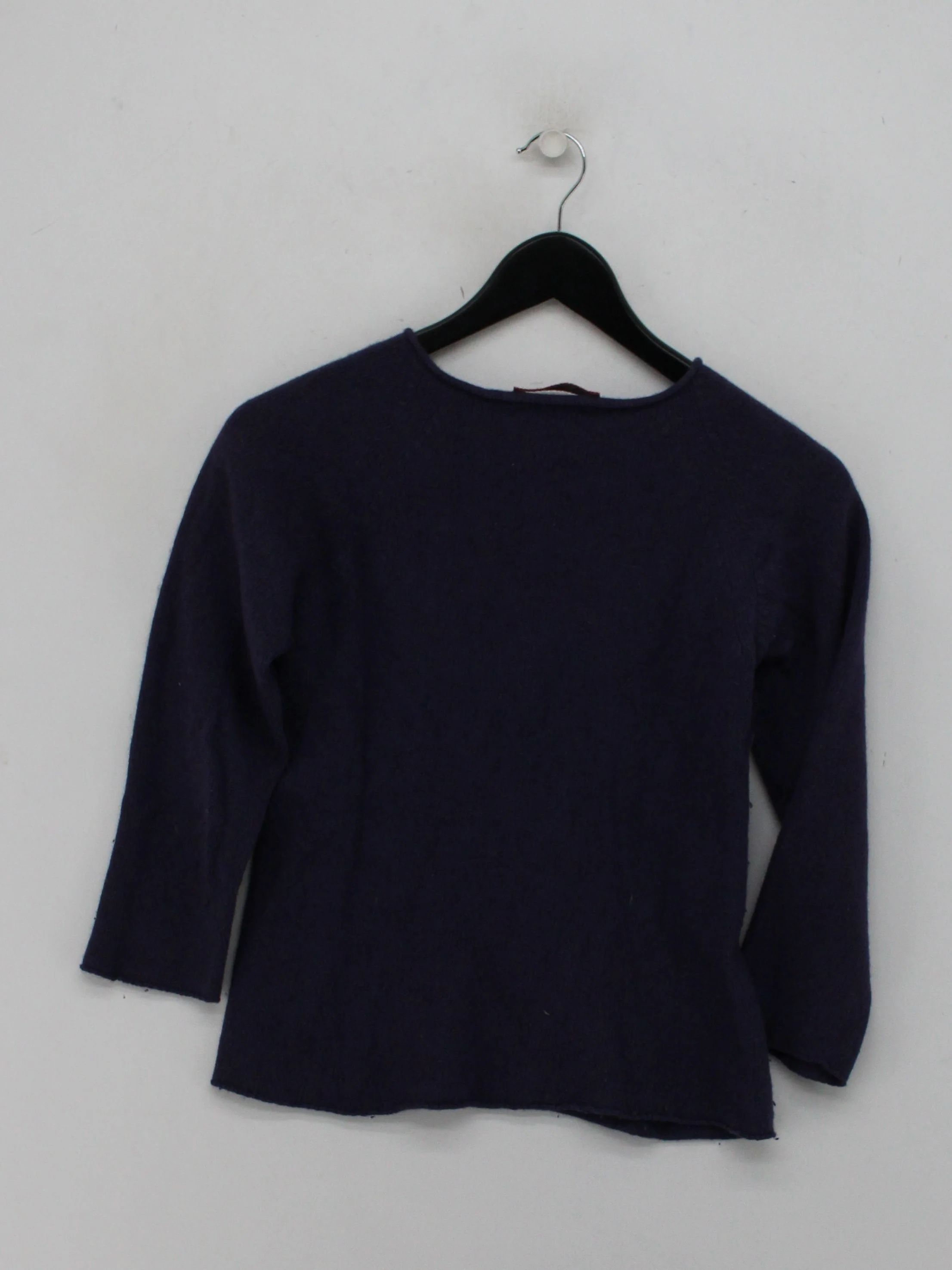 No.8 (phase Eight) Women's Jumper XS Blue Wool with Cashmere Round Neck Pullover - Image 2