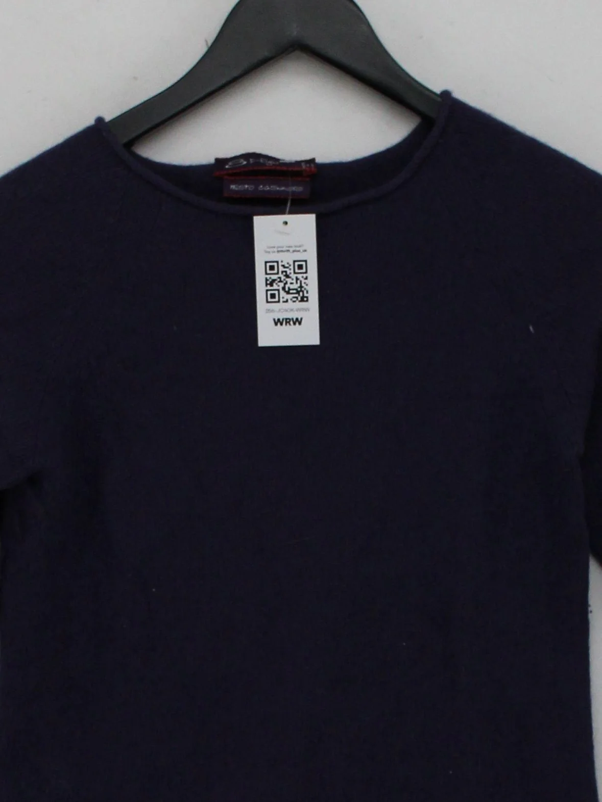 No.8 (phase Eight) Women's Jumper XS Blue Wool with Cashmere Round Neck Pullover - Image 3